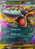 Pokémon tcg Mega Sharpedo Ex 061/094