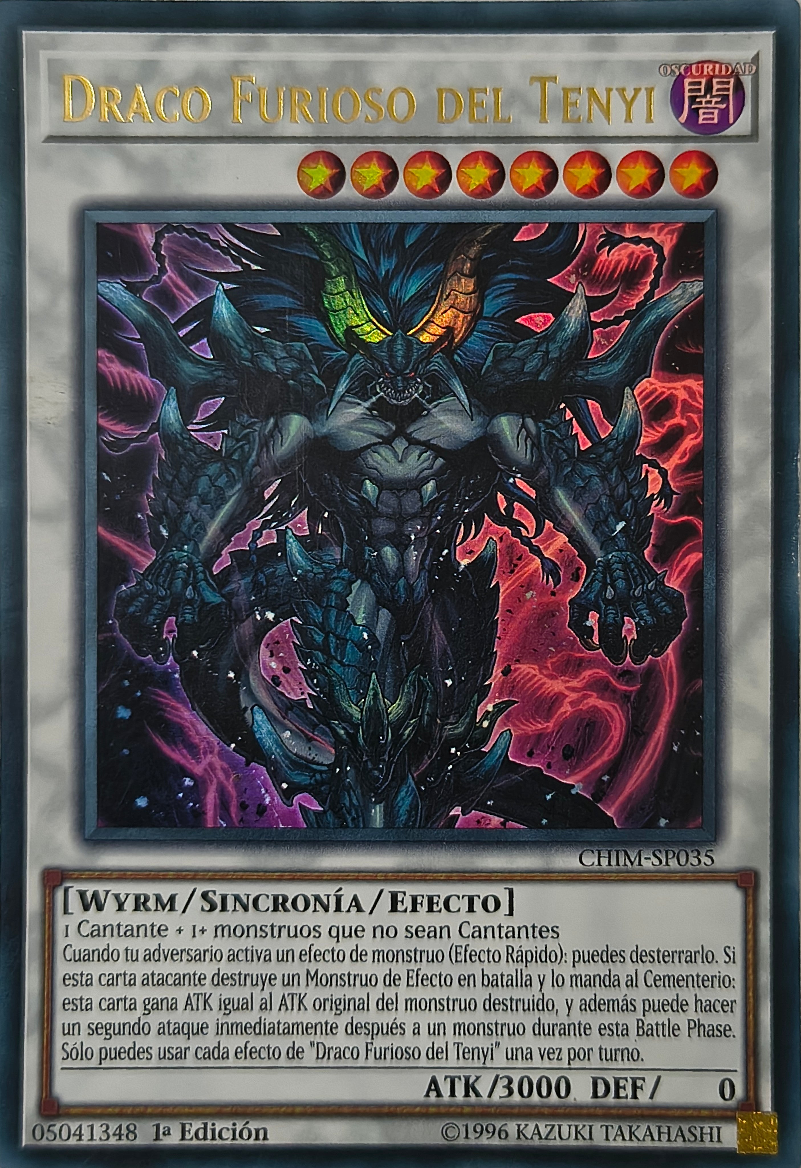 Yugioh! Draco Furioso Del Tenyi Chim-Sp035 1st Edition Ultra Rare