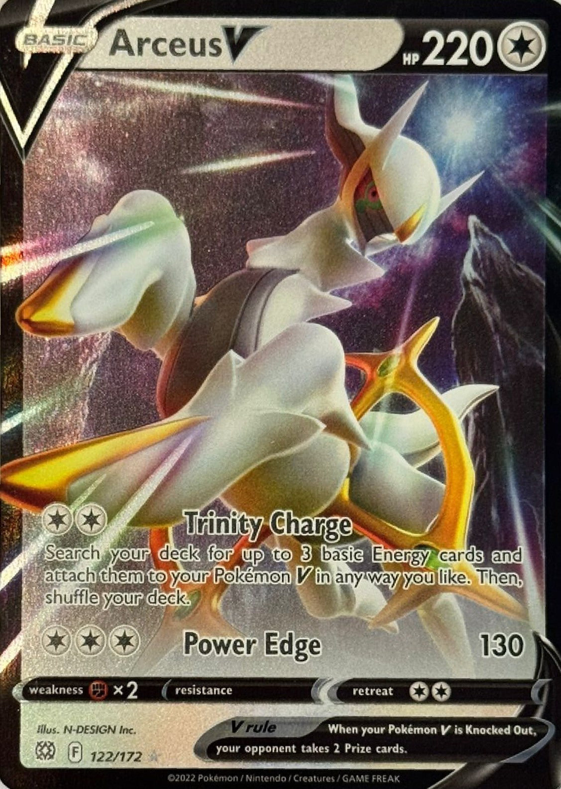 Pokemon tcg Arceus V 122/172