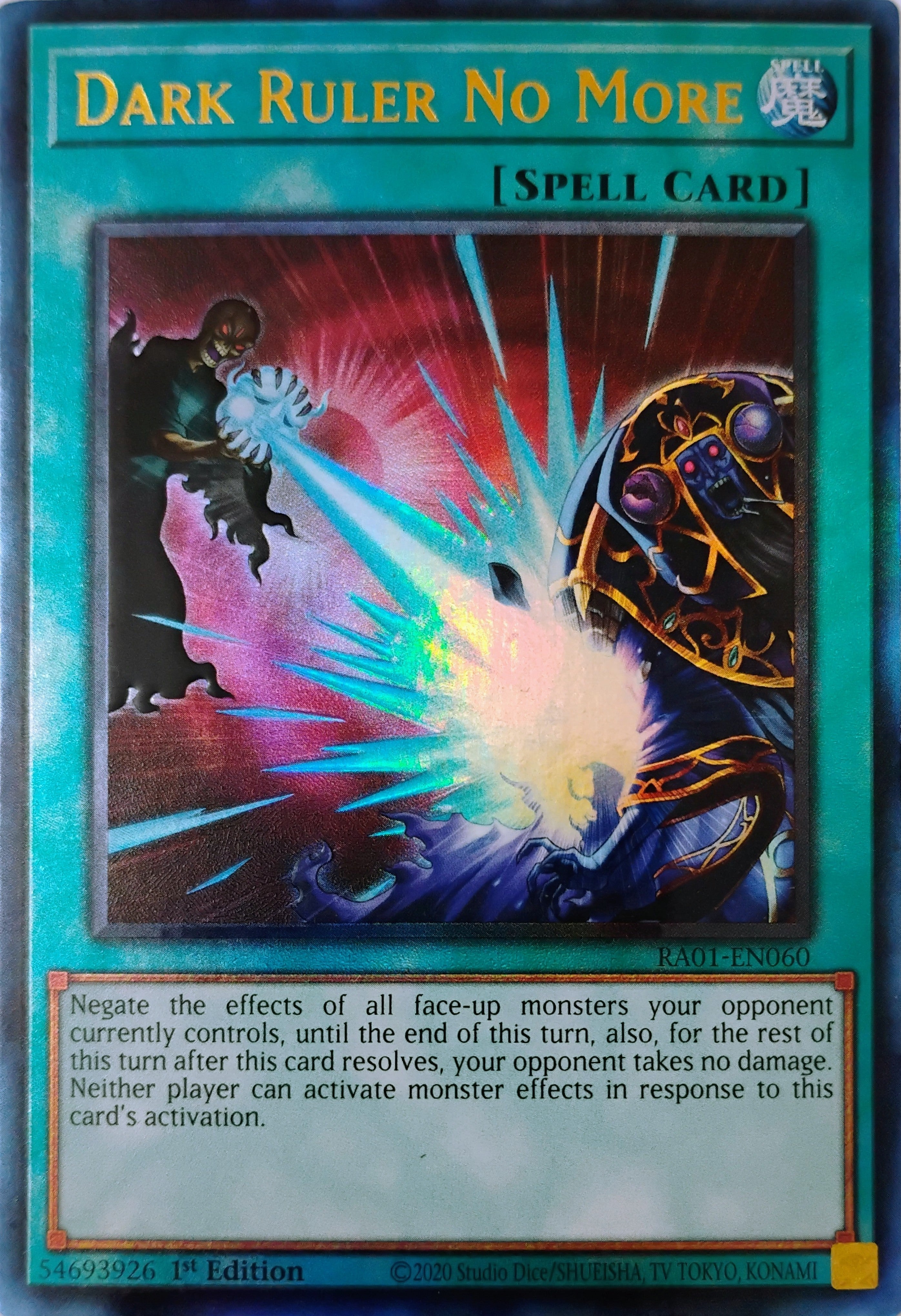 Yugioh! Dark Ruler No More Ra01-en060 1st ed Ultimate