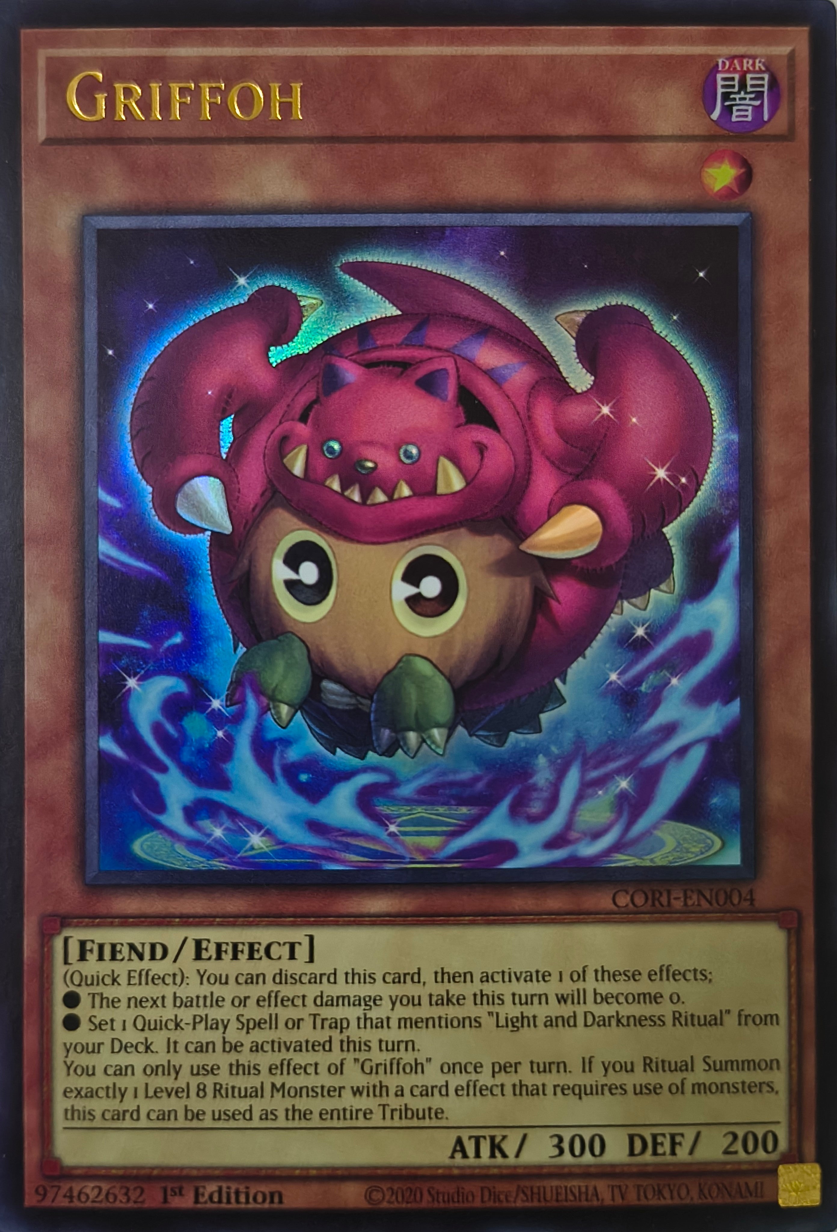 Yugioh! Griffoh Cori-en004 1st edition Ultra Rare