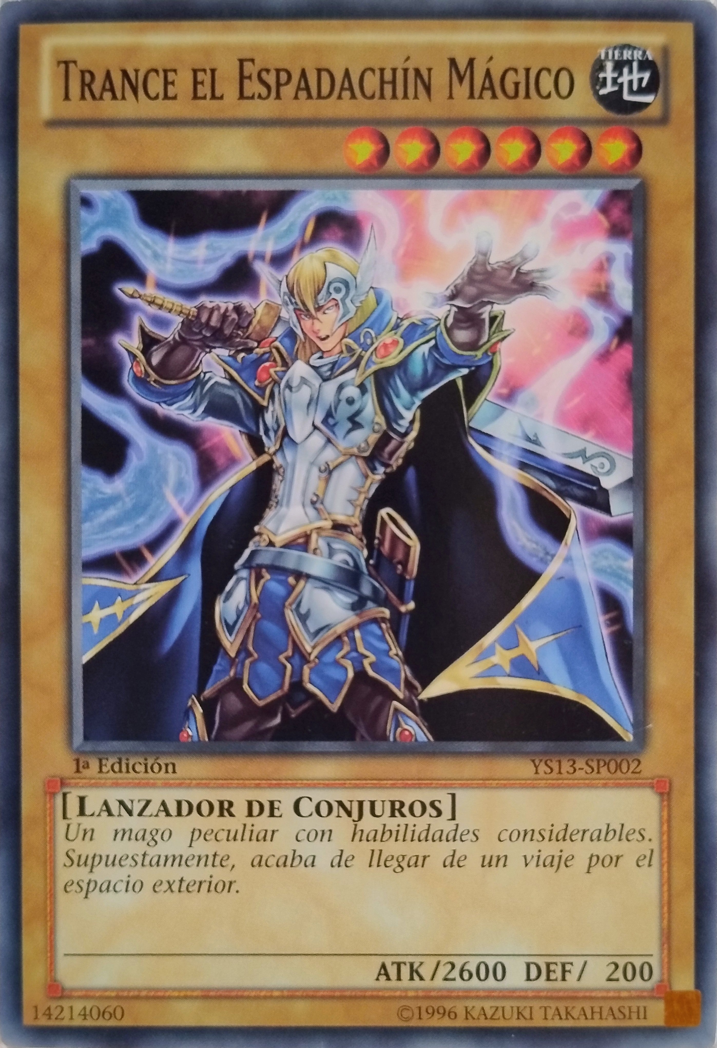 Yugioh! Trance El Espadachín Magico Ys13-sp002 1st Edition