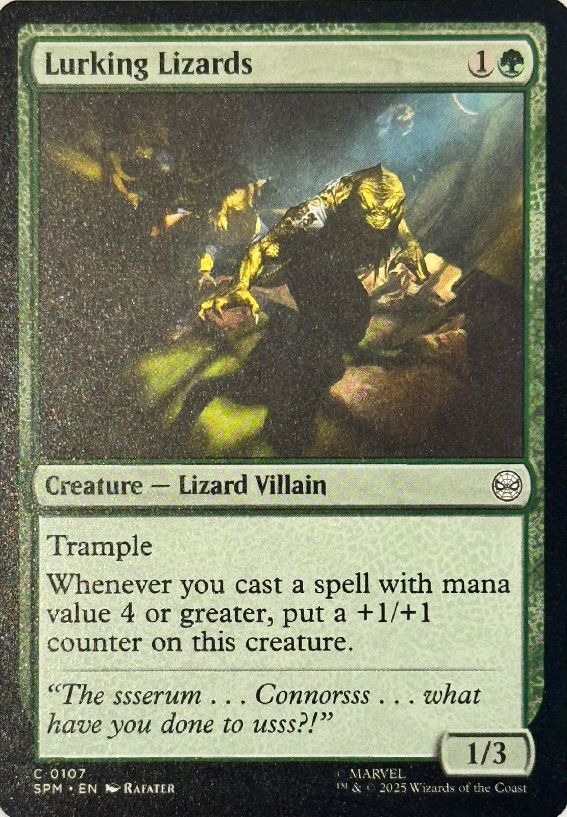 Magic tcg Lurking Lizards 0107 Común