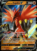 Pokémon Tcg Galarian Zapdos V 080/198