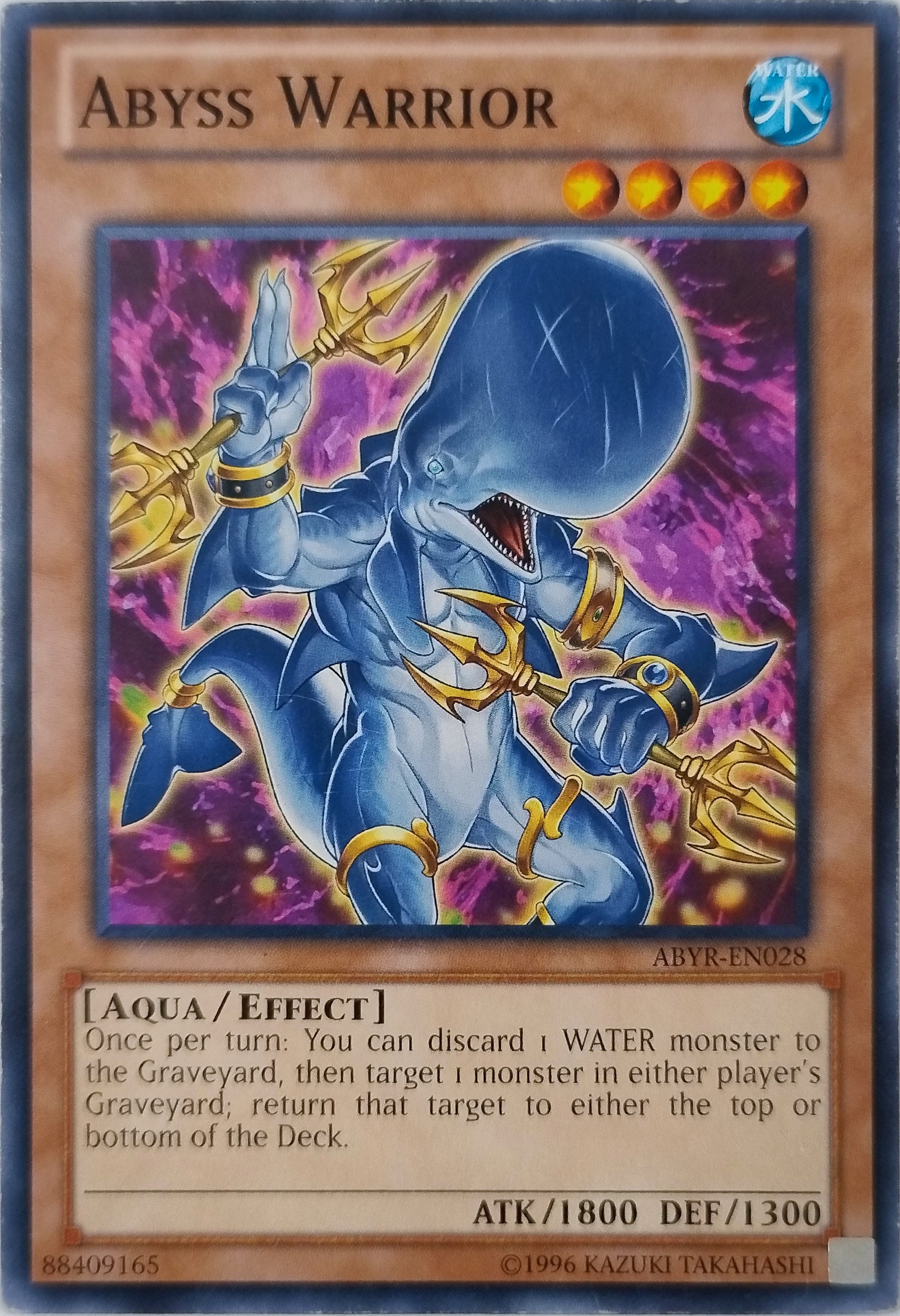 Yugioh! Abyss Warrior Abyr-en028