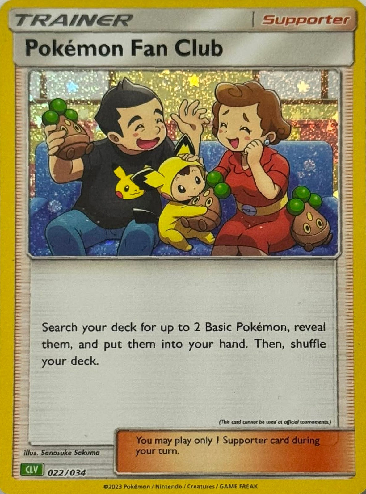 Pokémon Tcg Pokémon Fan Club 022/034 (CLV) Holo