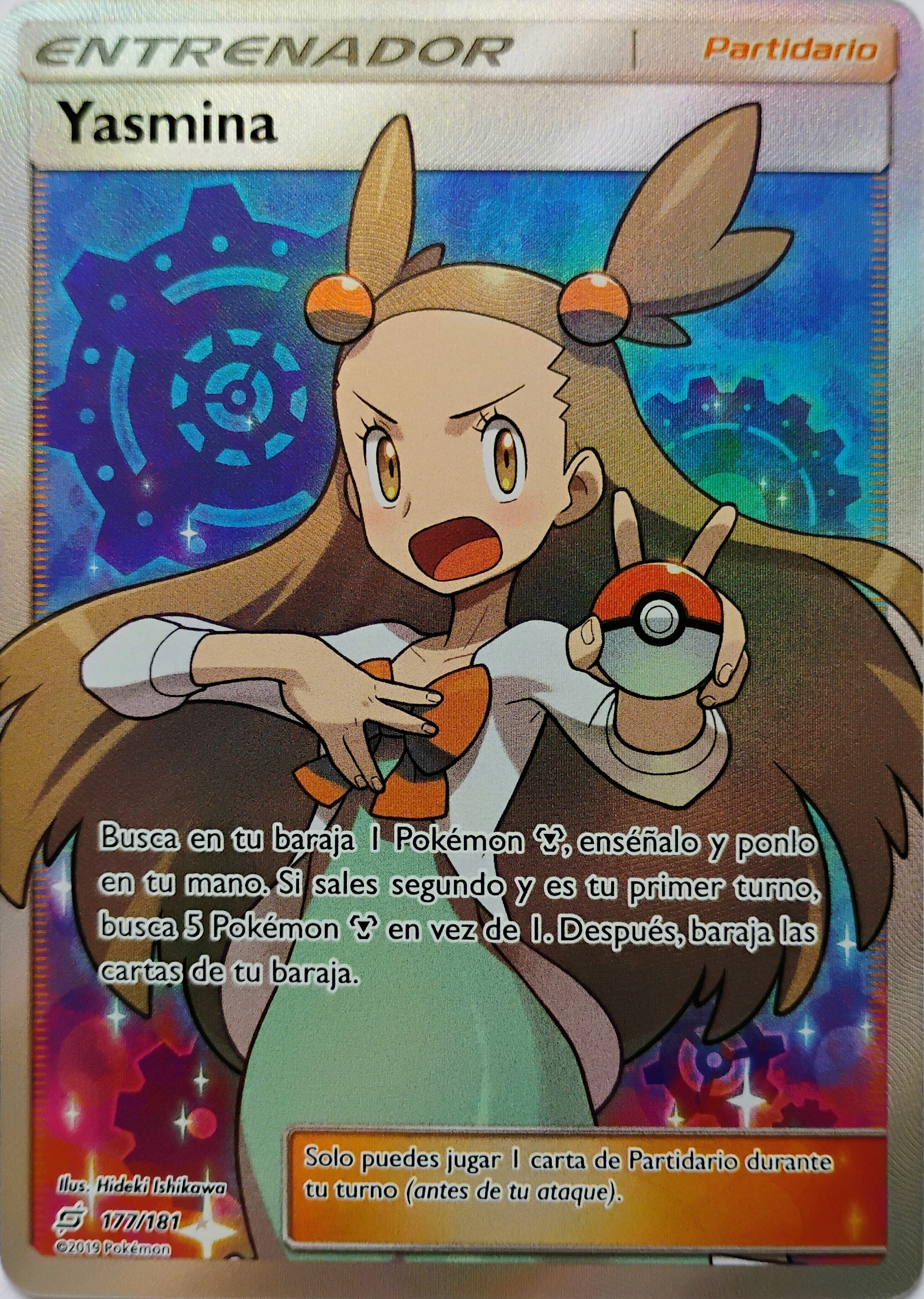 Pokémon tcg Yasmina 177/181 (Español)