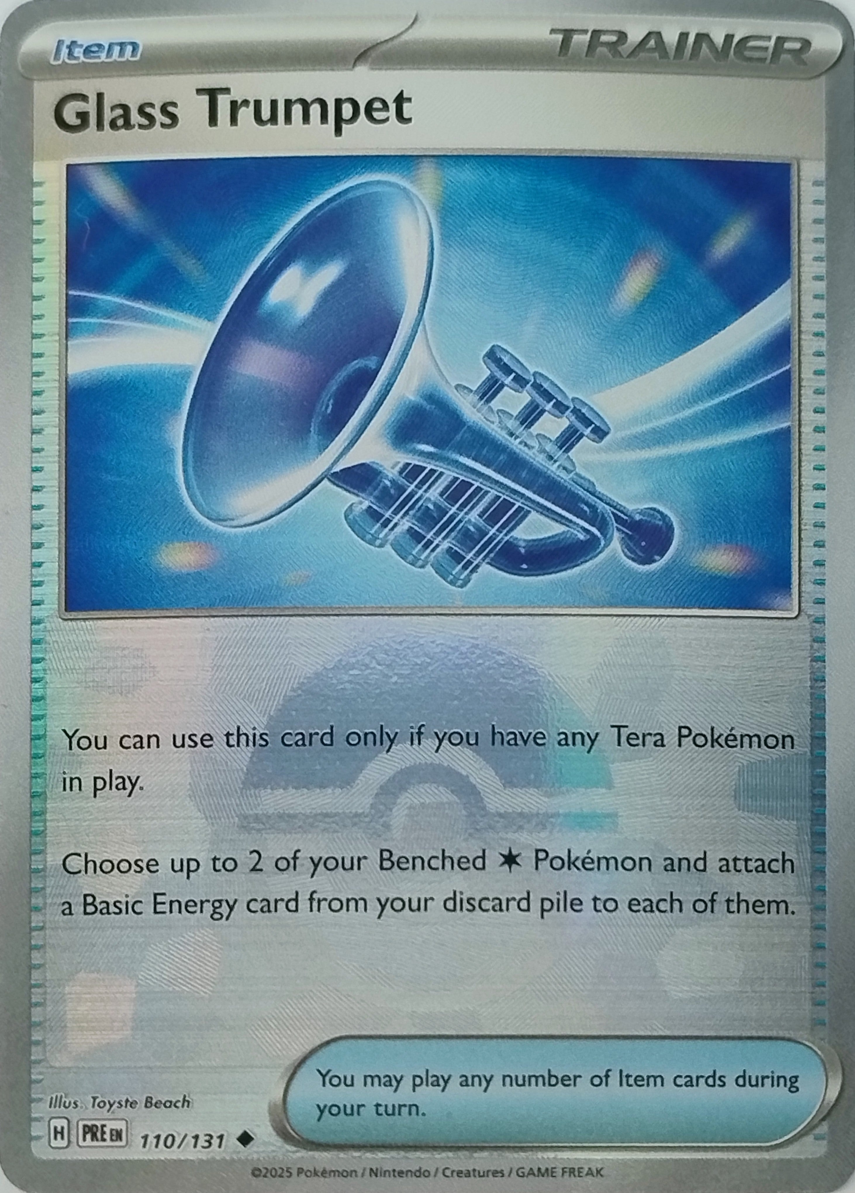 Pokemon Tcg Glass Trumpet 110/131 (Poke Ball)