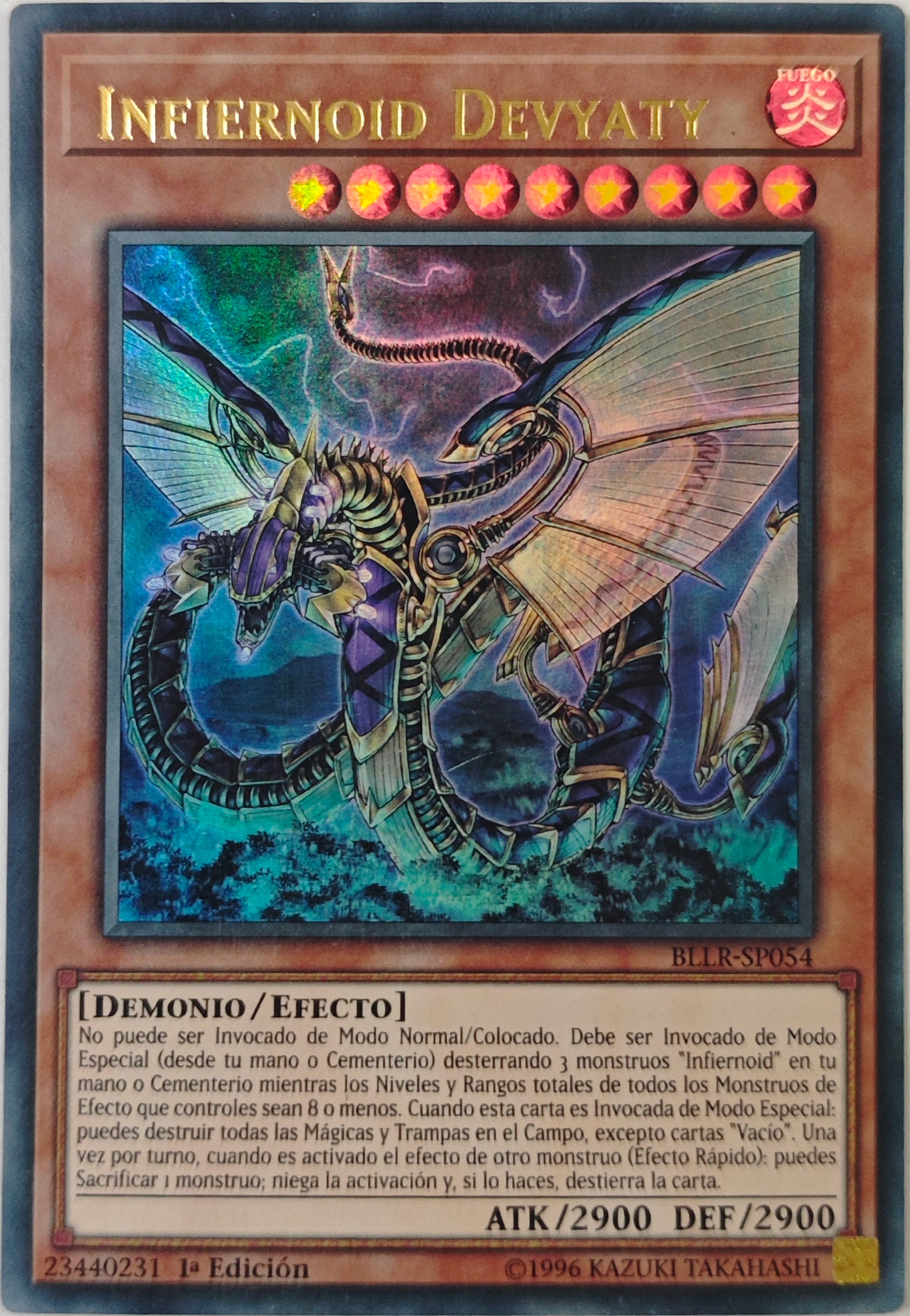 Yugioh! Infernoid Devyaty Bllr-Sp054 1st Edition Ultra