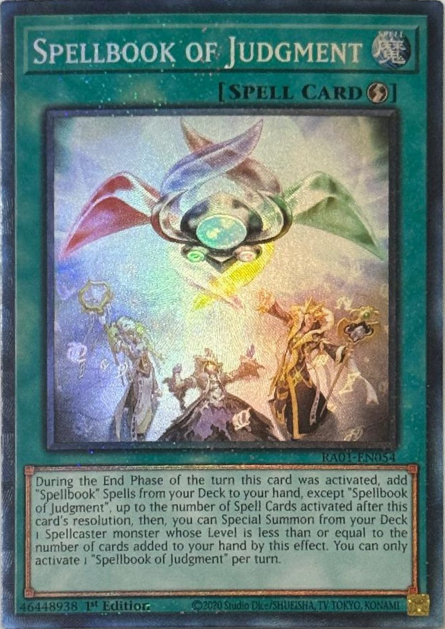 Yugioh! Spellbook Of Judgment RA01-EN054 1st Edition Collector