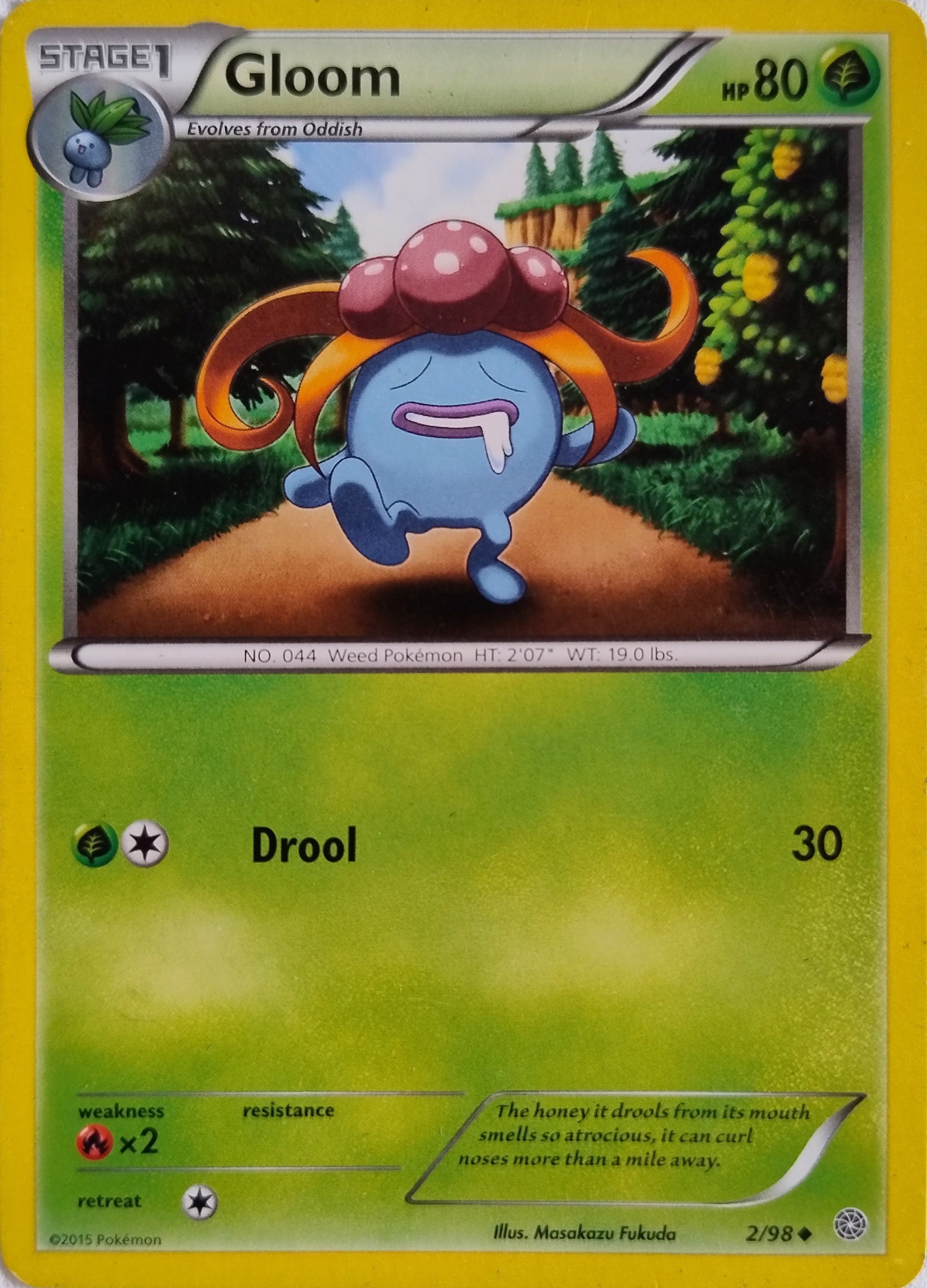Pokemon Tcg Gloom 2/98