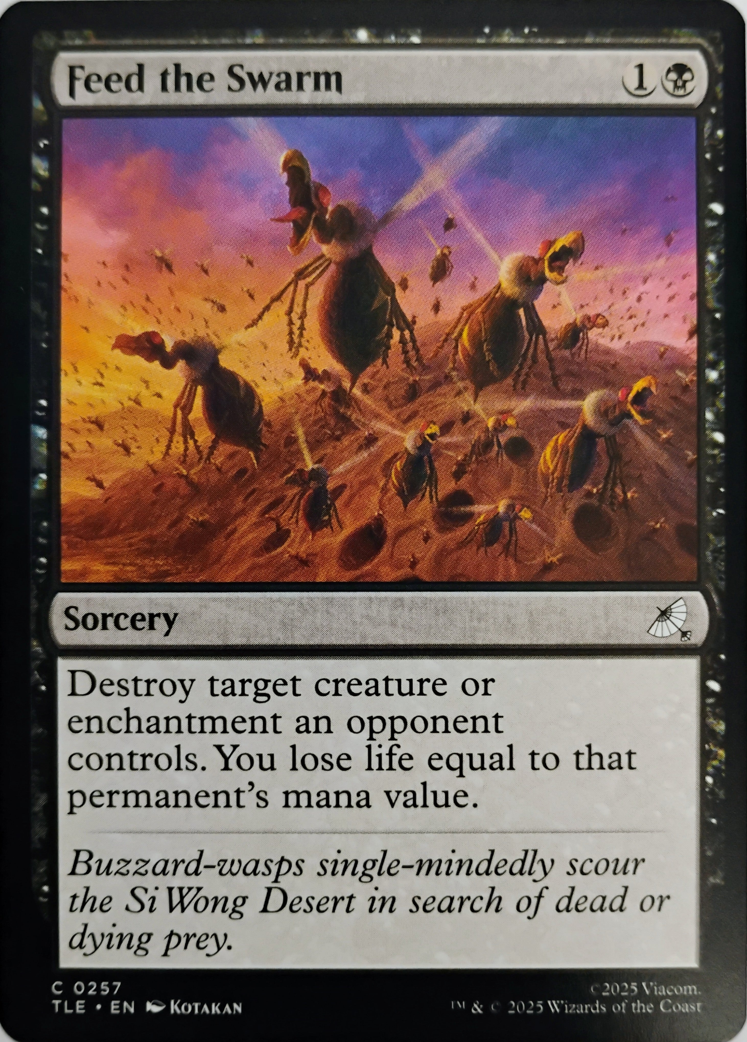 Magic tcg Feed The Swarm 0257