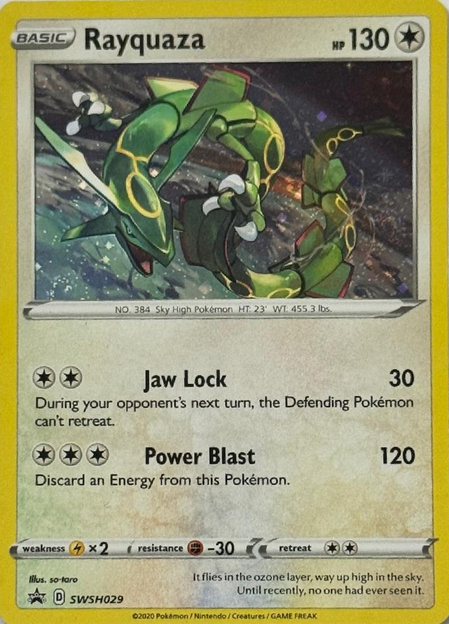 Pokémon Tcg Rayquaza SWSH029 Holo
