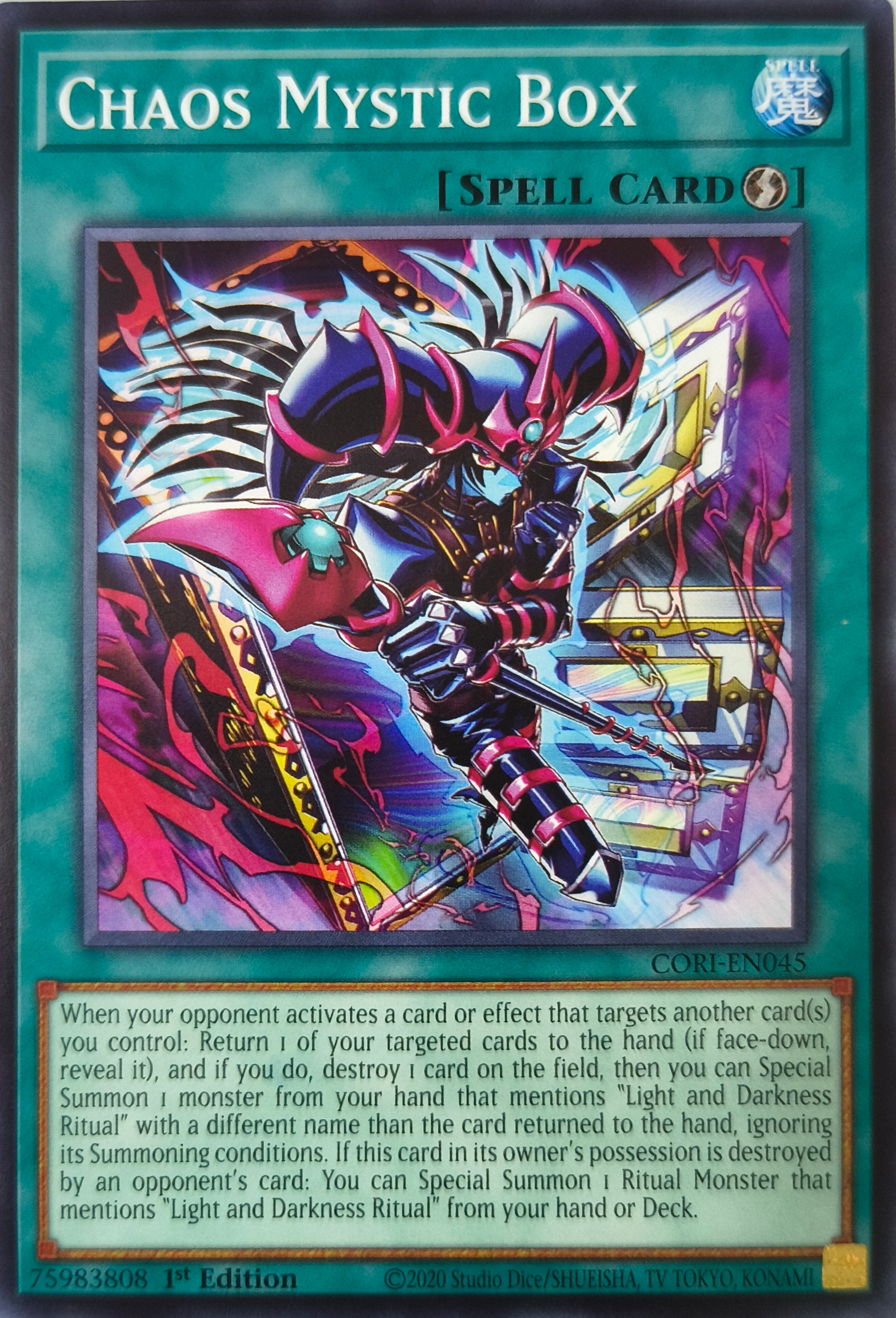 Yugioh! Chaos Mystic Box Cori-en045 1st edition