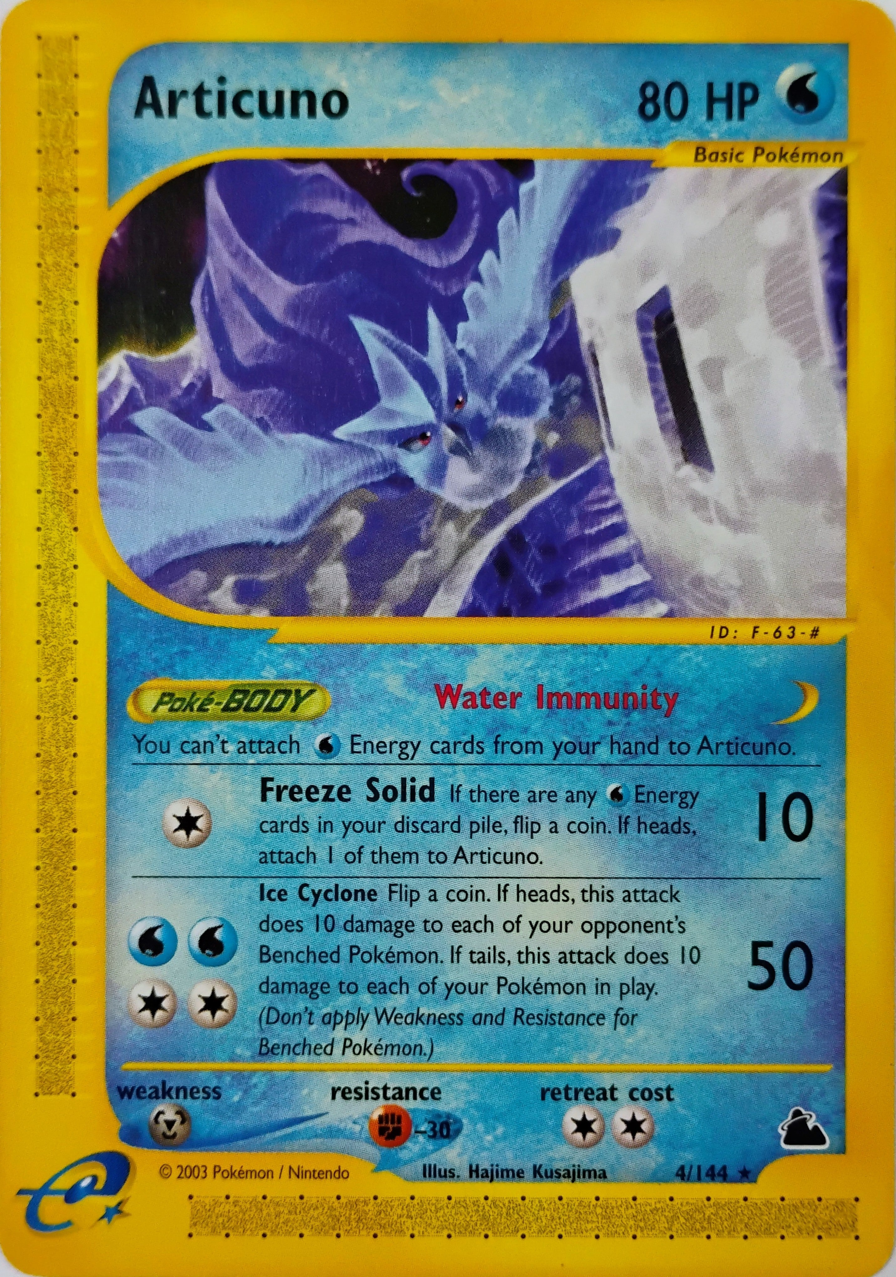 Pokémon tcg Articuno 41/44 Común