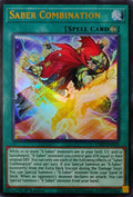 Yugioh! Saber Combination L26D-ENX25 Ultra Rare