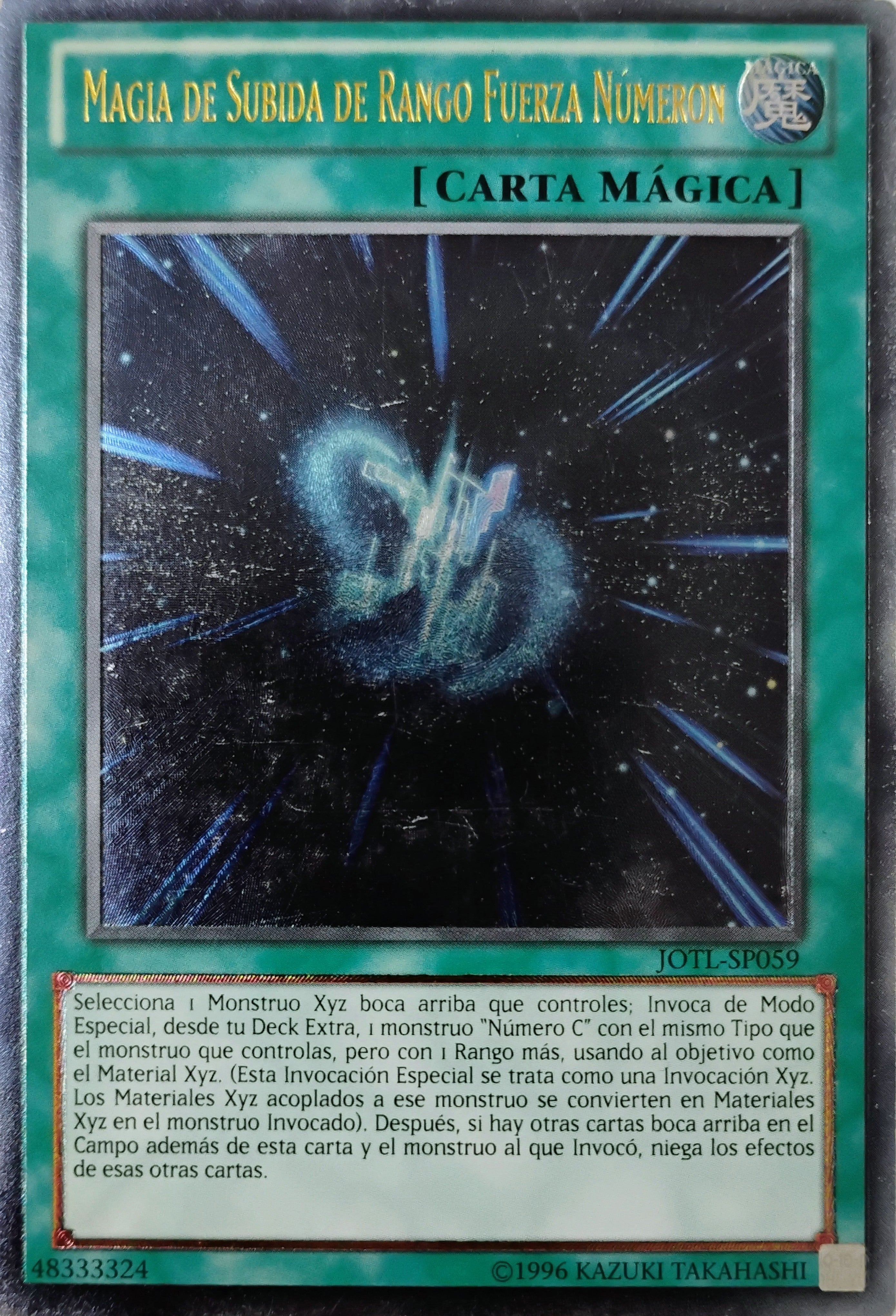 Yugioh! Magia De Subida De Rango Fuerza Numeron Jotl-sp059 Ultimate
