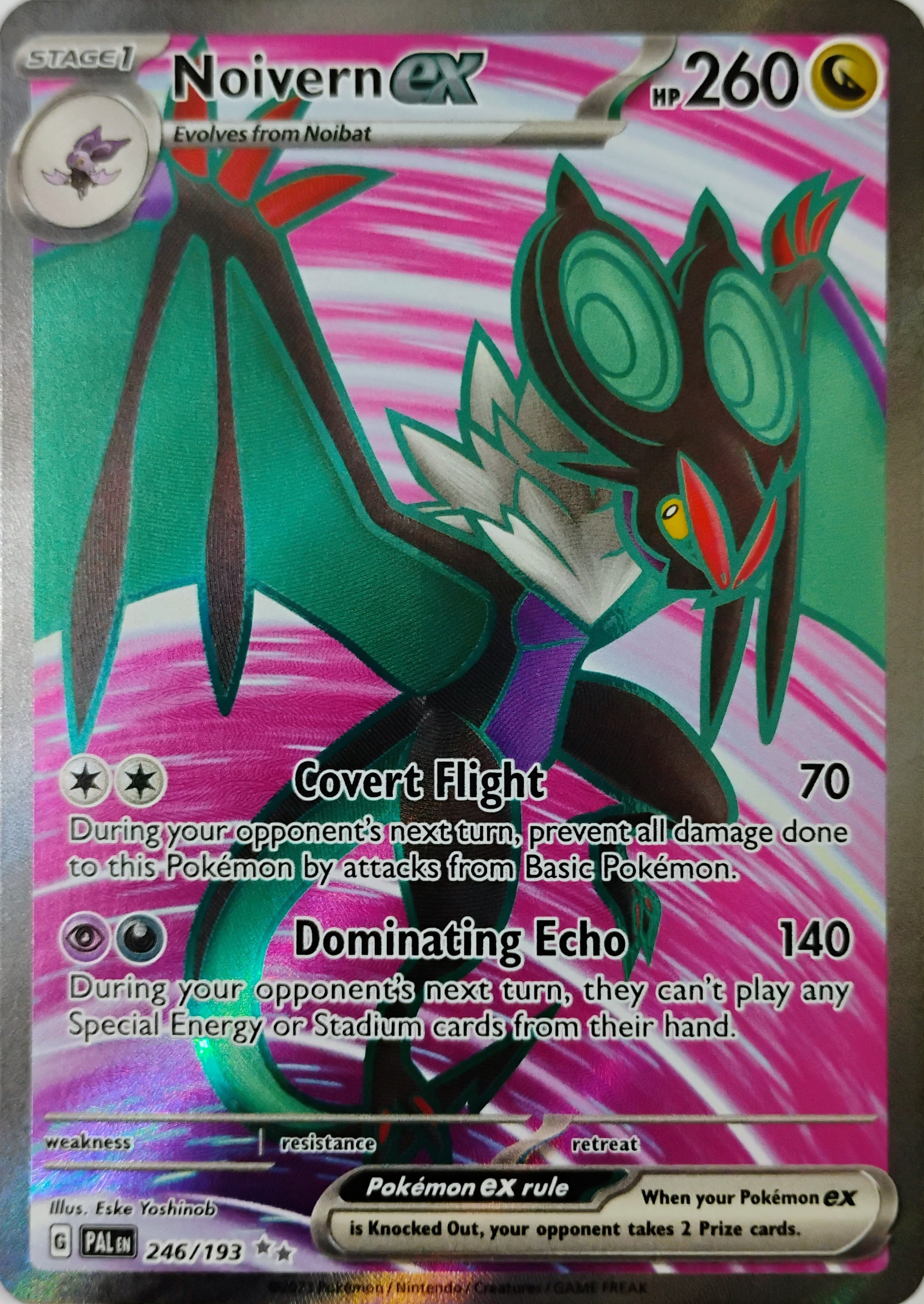 Pokémon tcg Noivern Ex 246/193