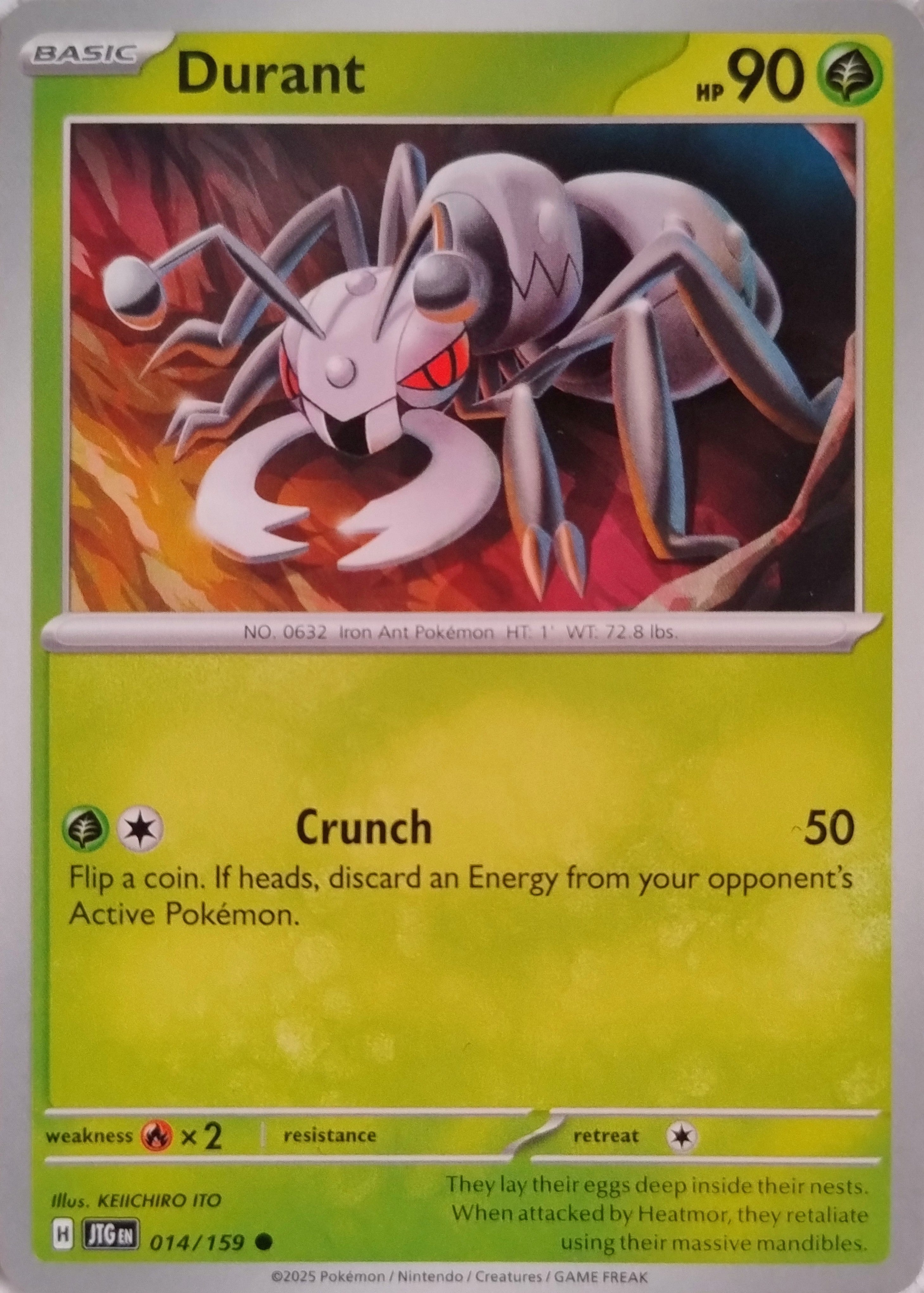 Pokémon Tcg Durant 014/159