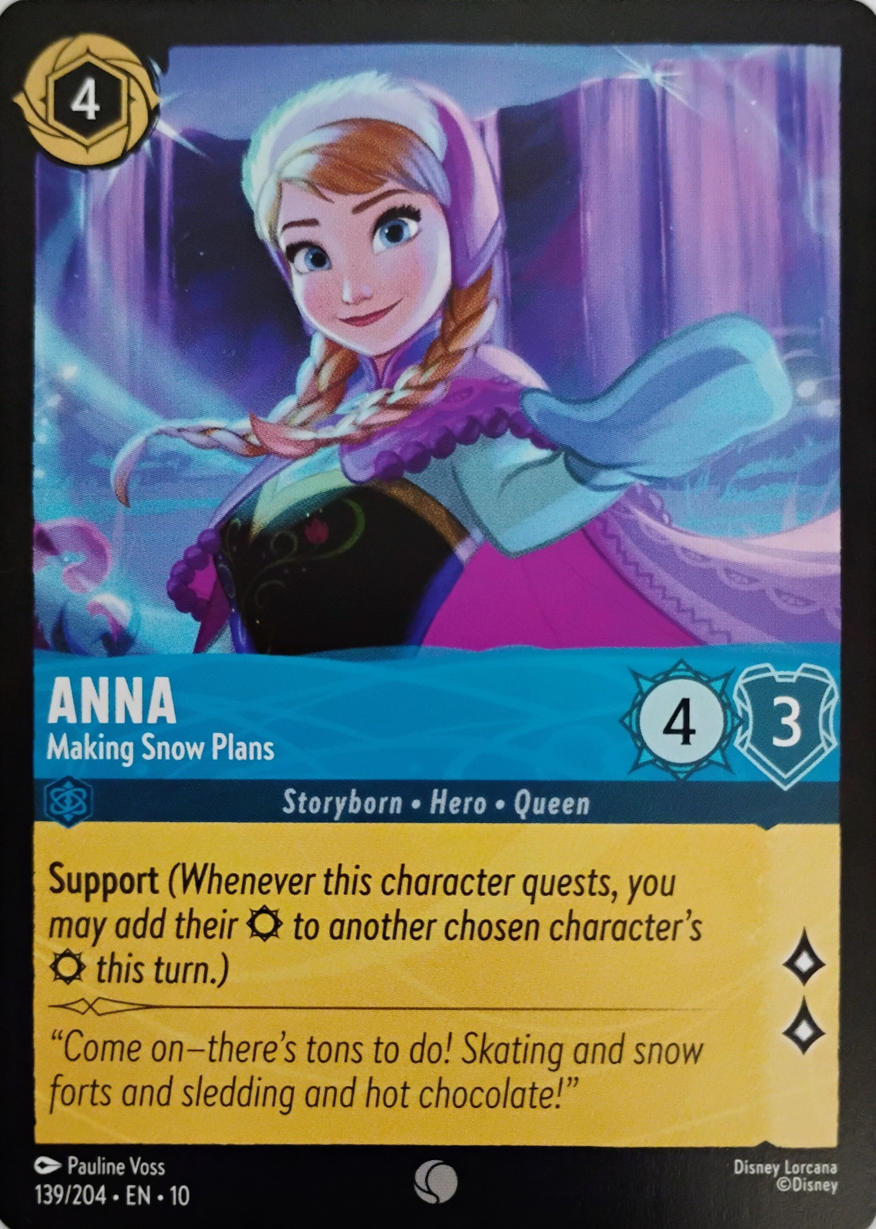 Disney Lorcana Anna 139/204