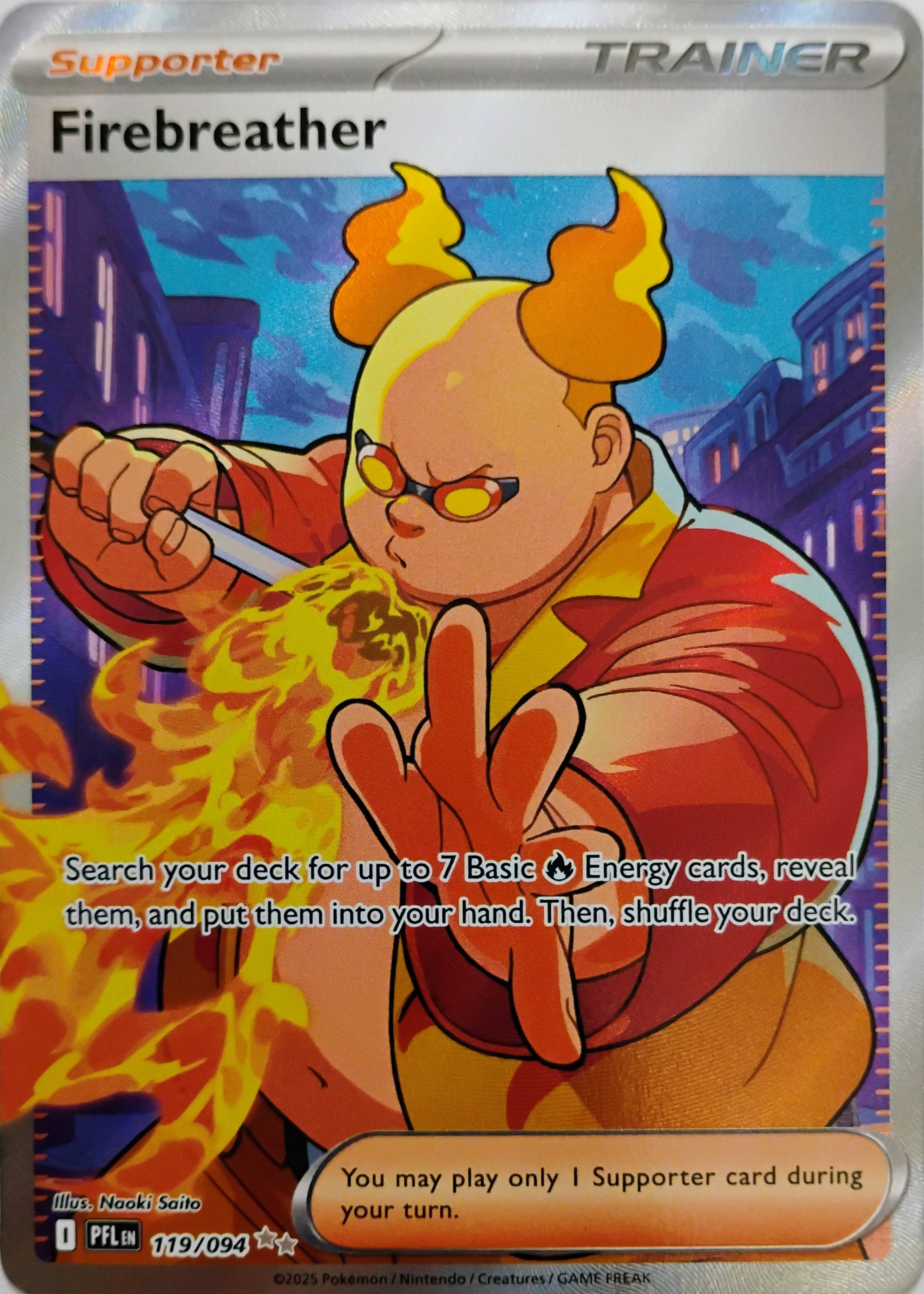 Pokémon tcg Firebreather 119/094