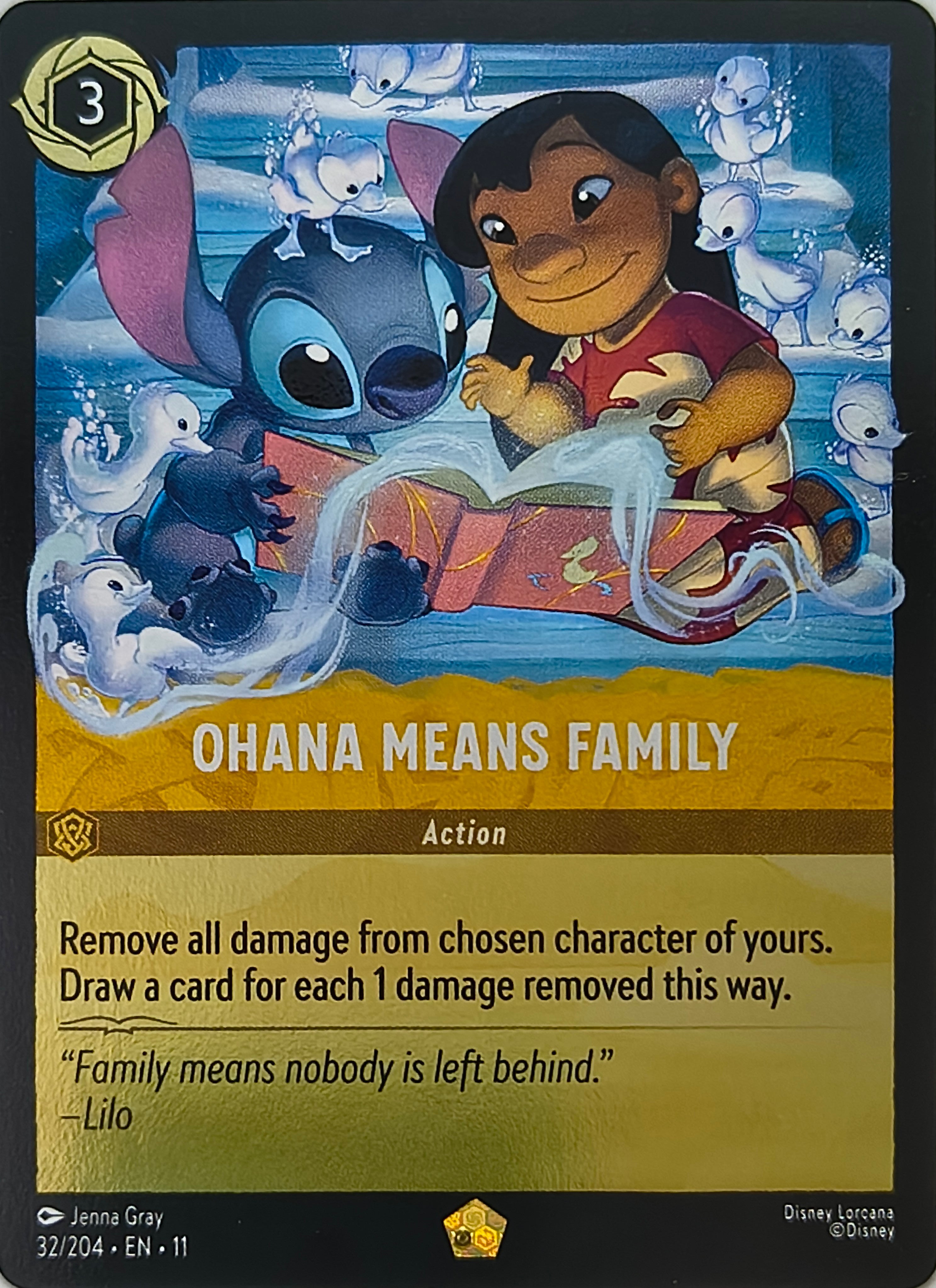 Disney Lorcana Ohana Means Family 32/204 Foil