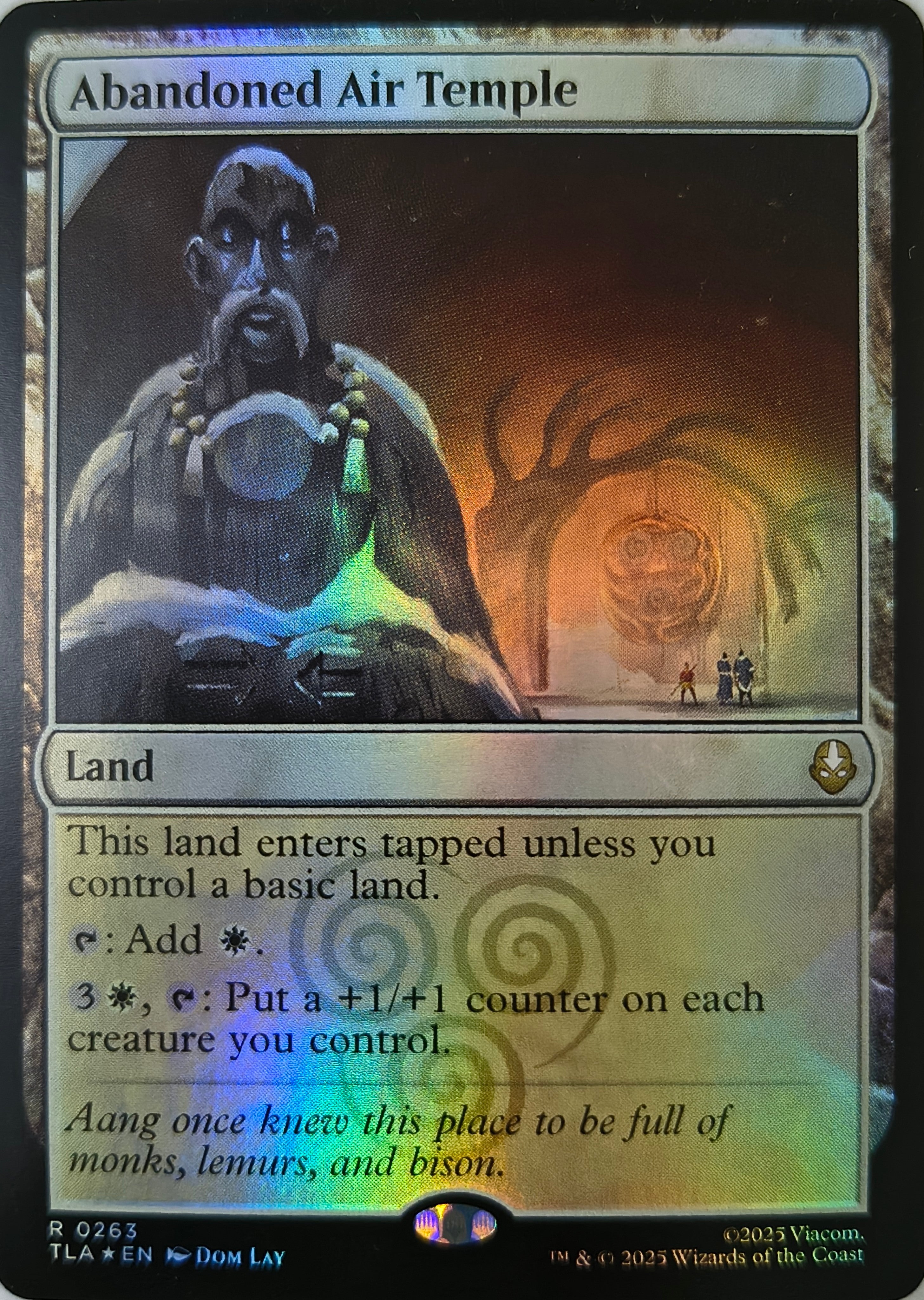 Magic tcg Abandoned Air Temple 0263 Foil