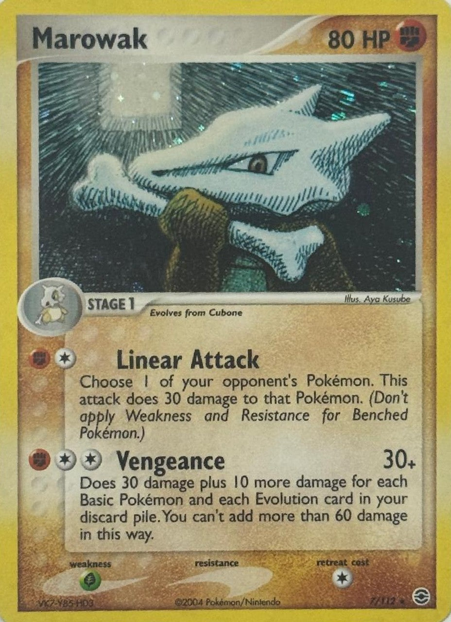 Pokémon Tcg Marowak 7/112 (Holo)