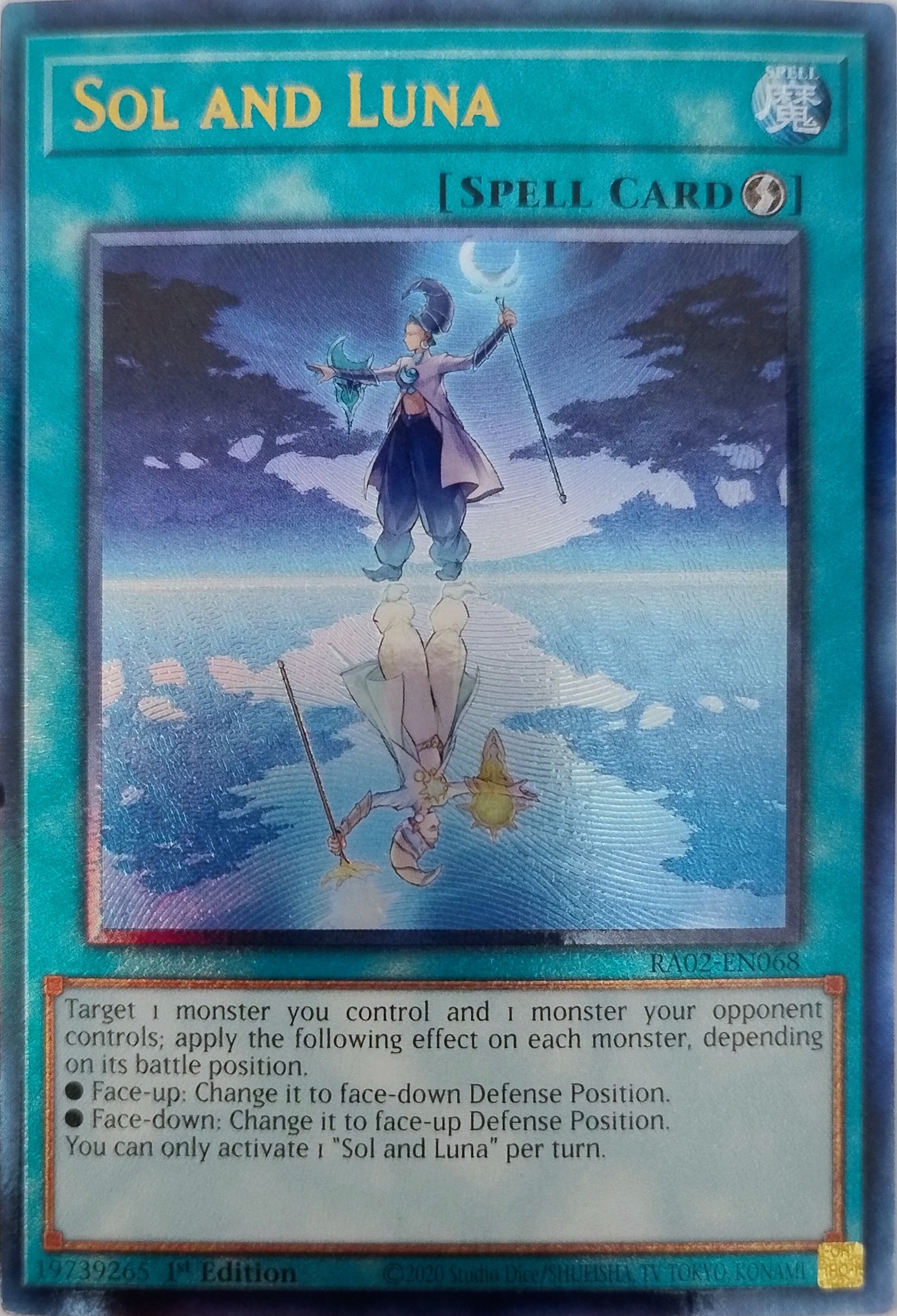 Yugioh! Sol And Luna Ra02-en068 1st Edition Ultimate