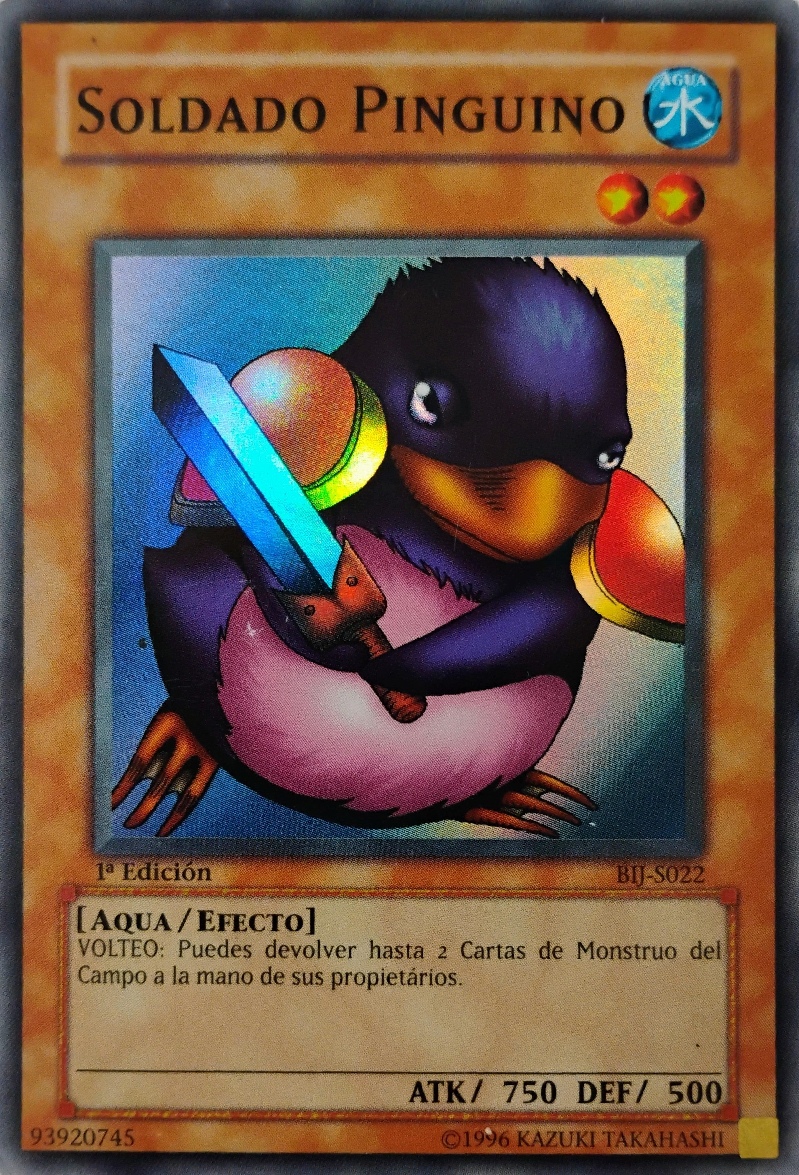 Yugioh! Soldado Pingüino Bij-S022 1st edition Super Rare