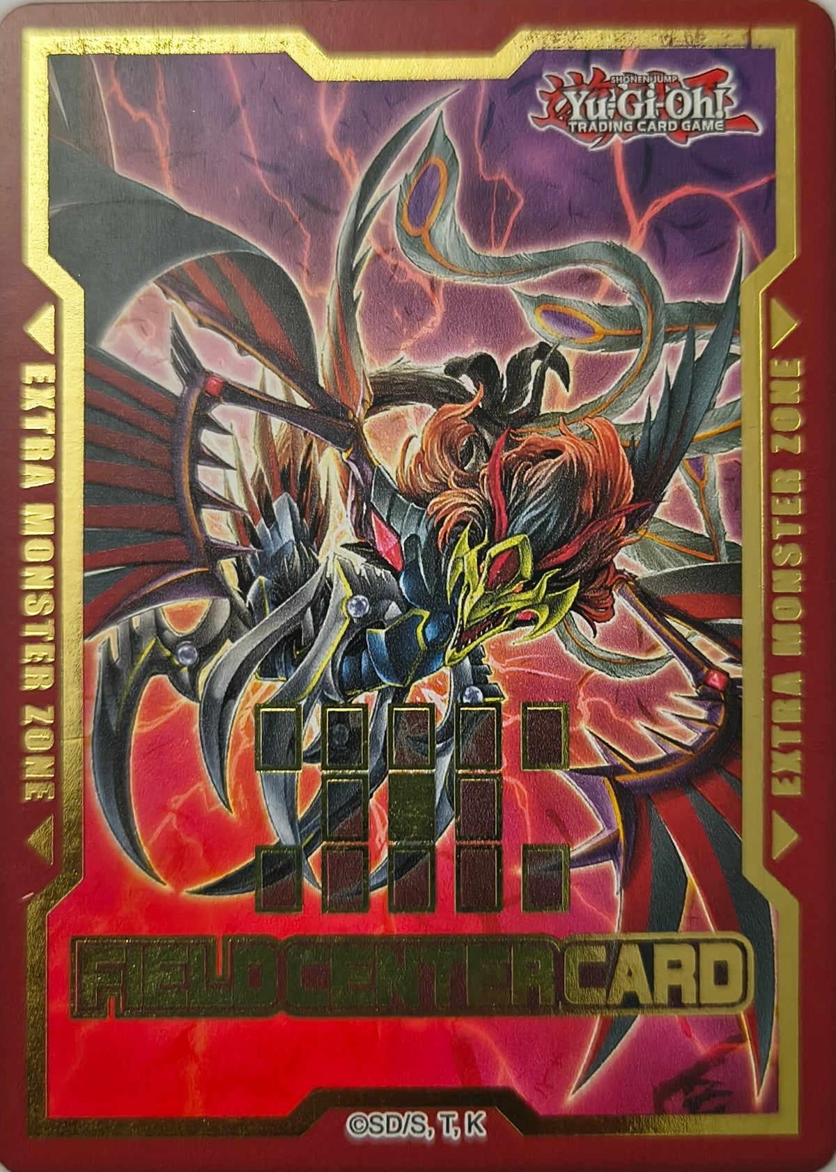 Yugioh! Field Center Card Black Winged Assault Dragon