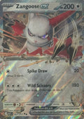 Pokemon tcg Zangoose Ex 167/217