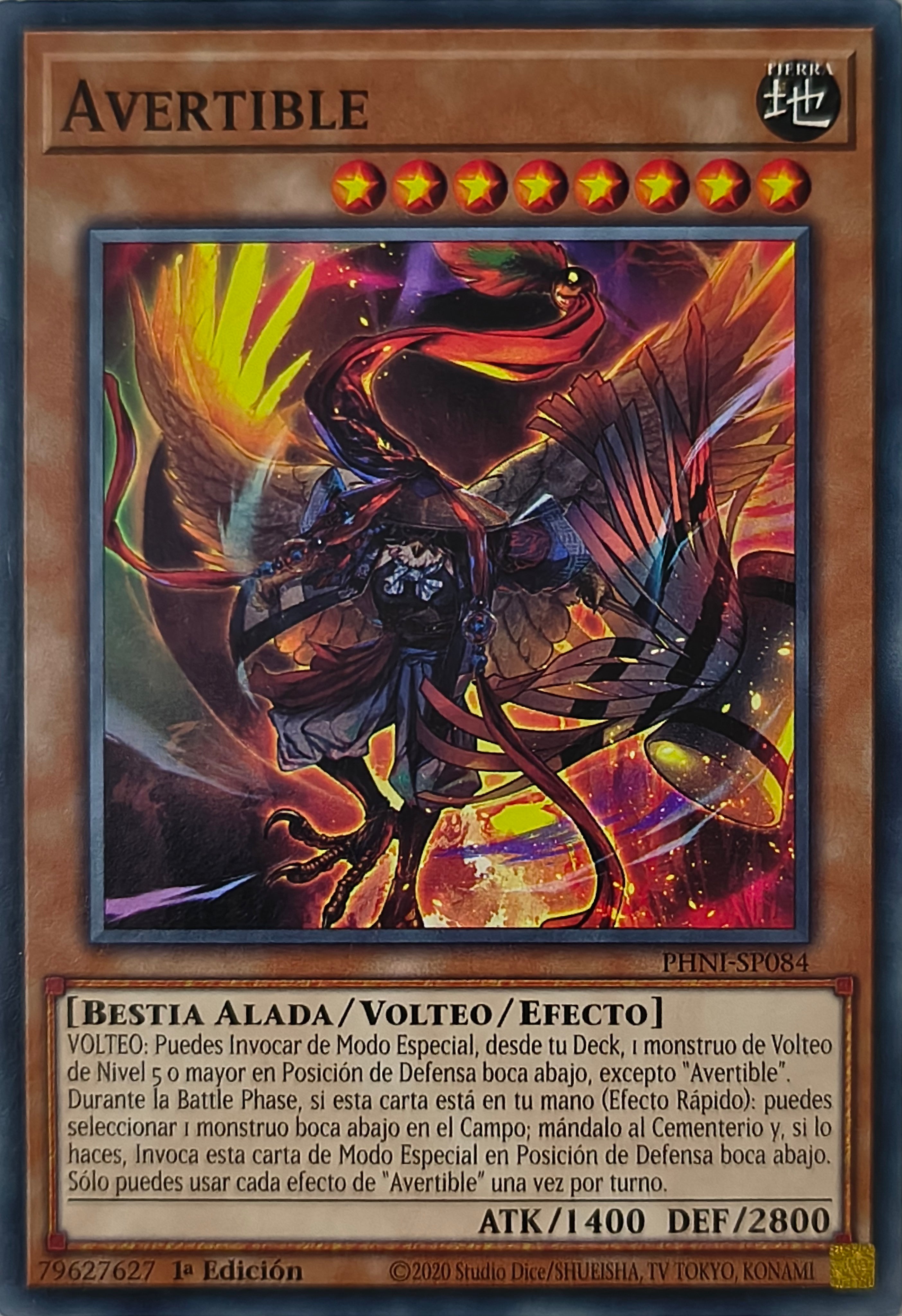 Yugioh! Avertible Phni-Sp084 1st Edition