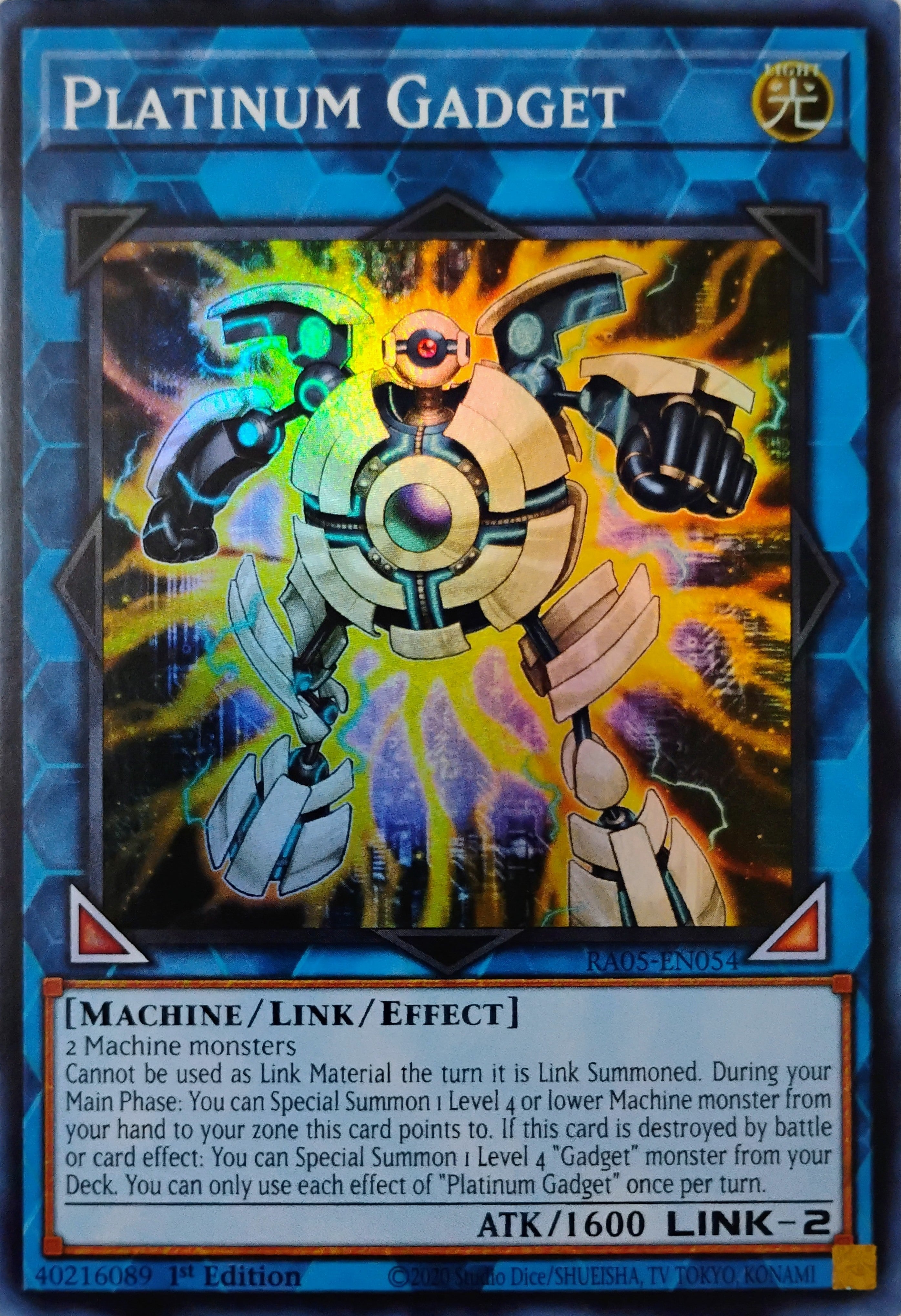 Yugioh! Platinum Gadget Ra05-en054 Super Rare