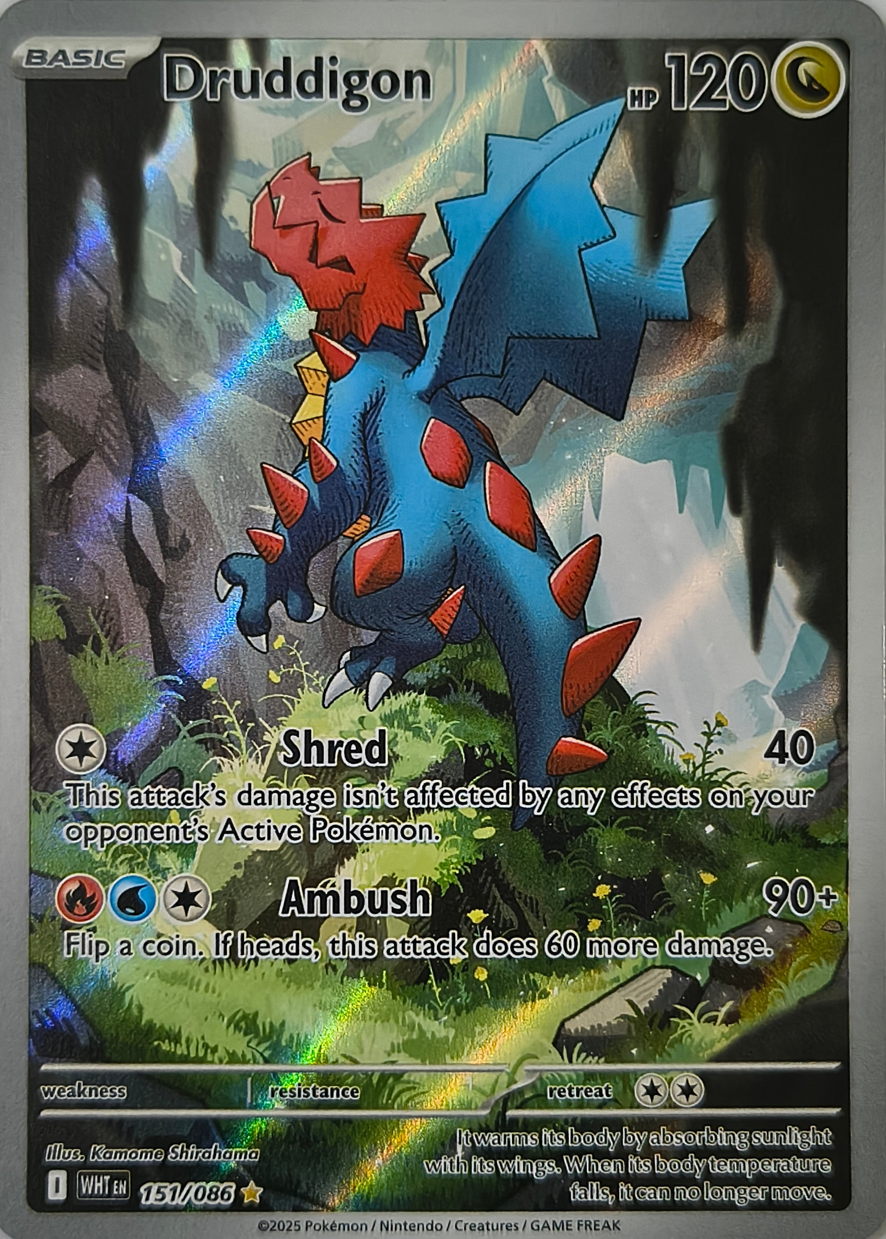 Pokémon tcg Druddigon 151/086