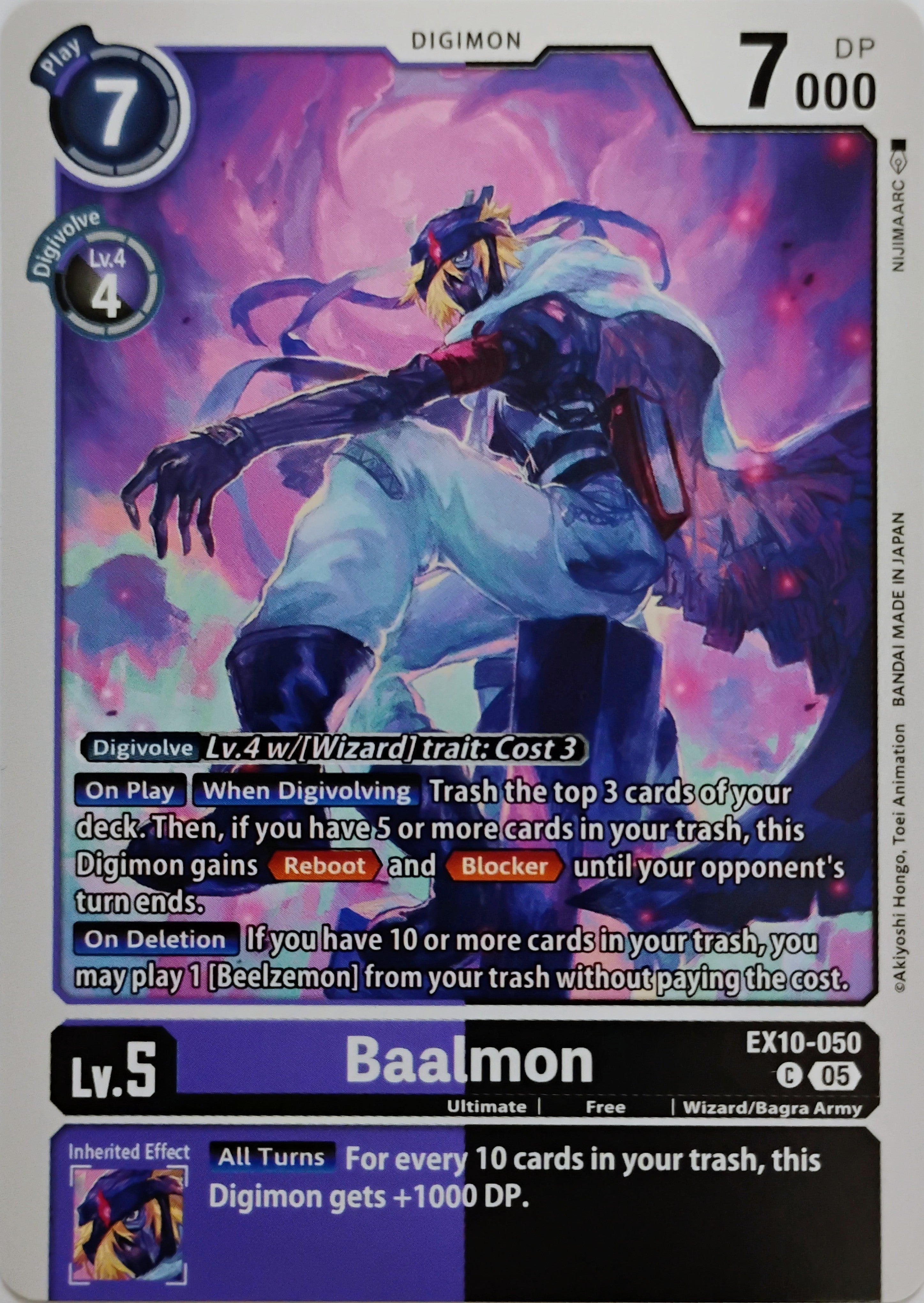 Digimon tcg Baalmon Ex10-050