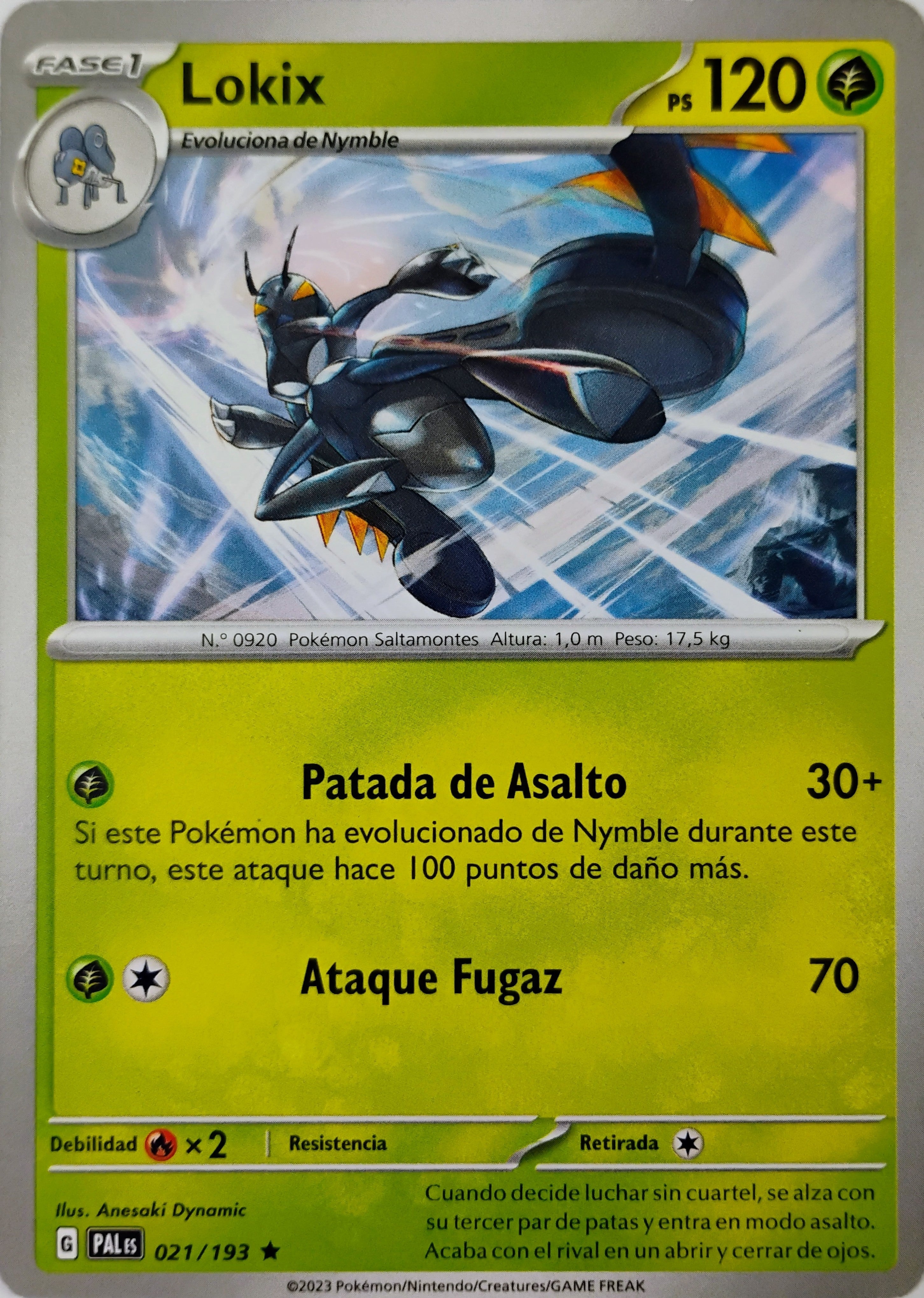 Pokémon tcg Lokix 021/193 (Español)