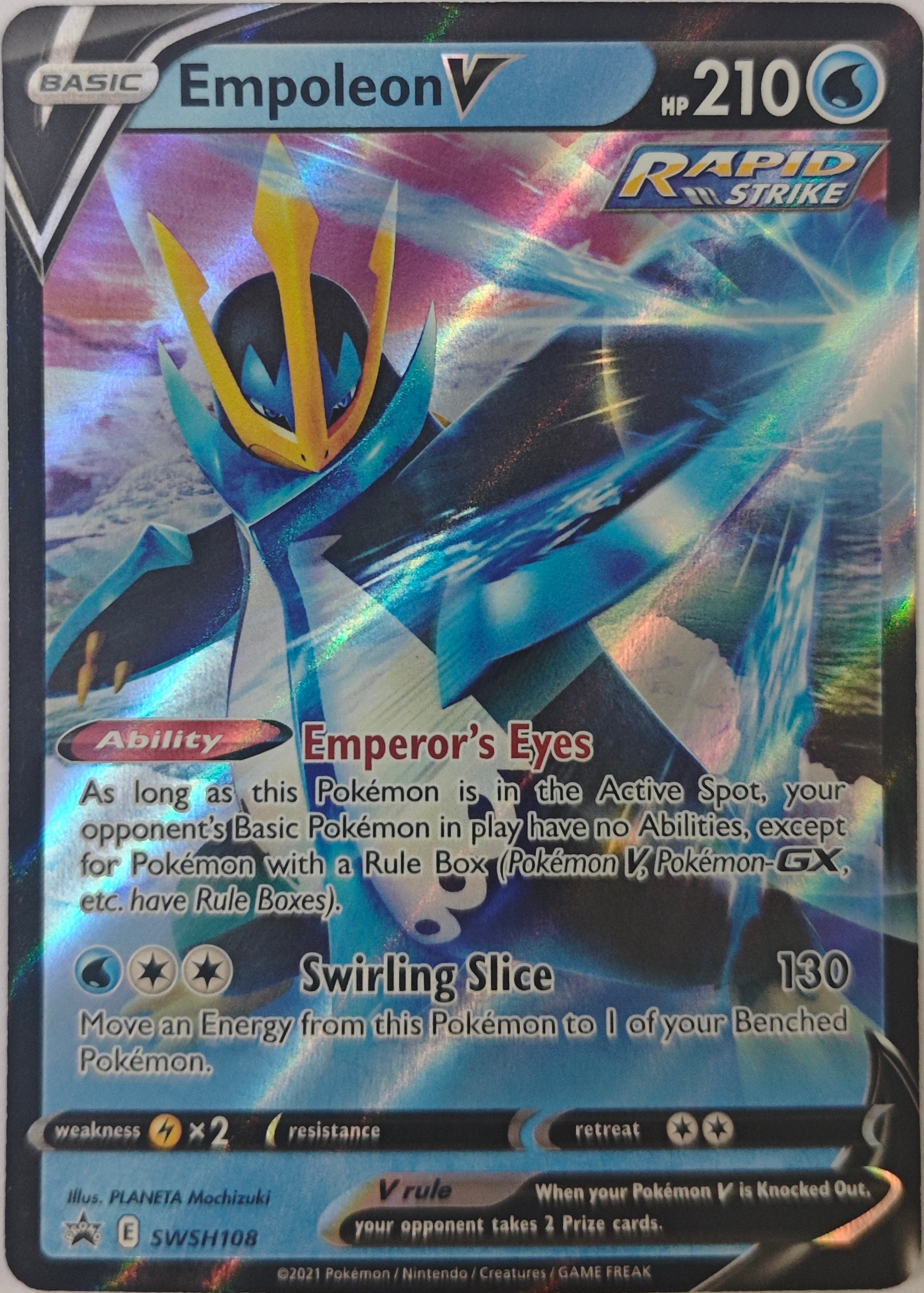 Pokémon Tcg Empoleon V SWSH108 Promo