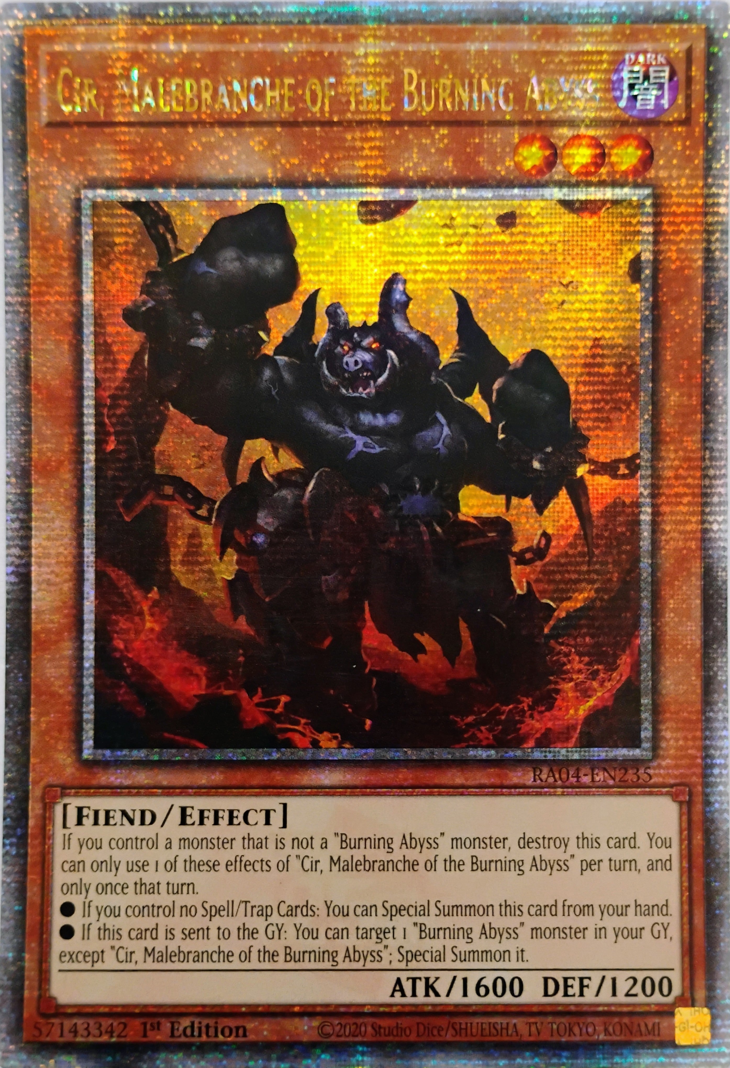 Yugioh! Cir, Malebranche of the Burning Abyss