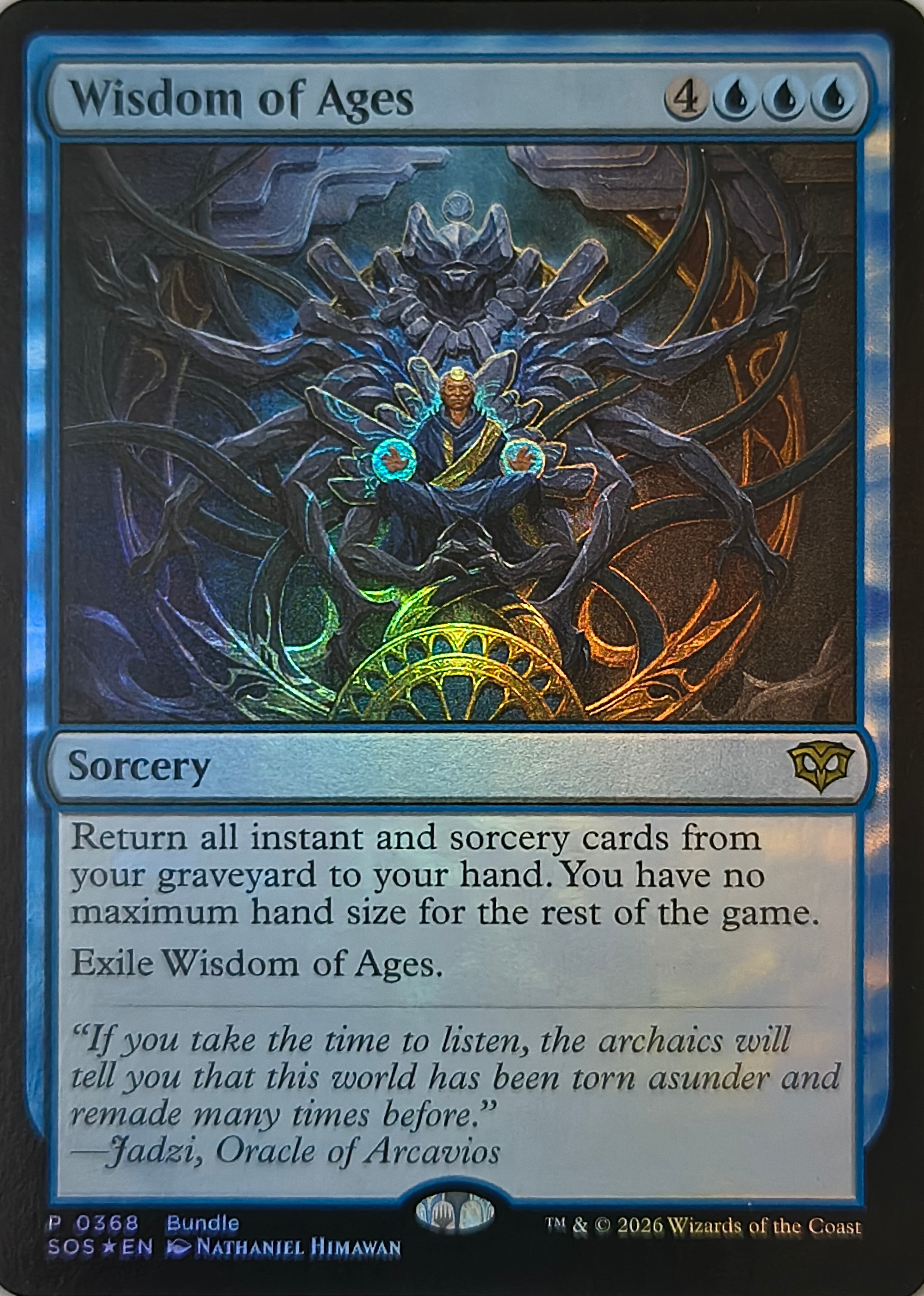 Yugioh! Wisdom Of Ages 0368 Foil