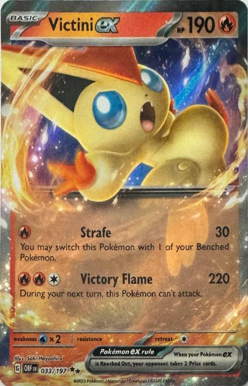 Pokemon Tcg Victini Ex 033/197
