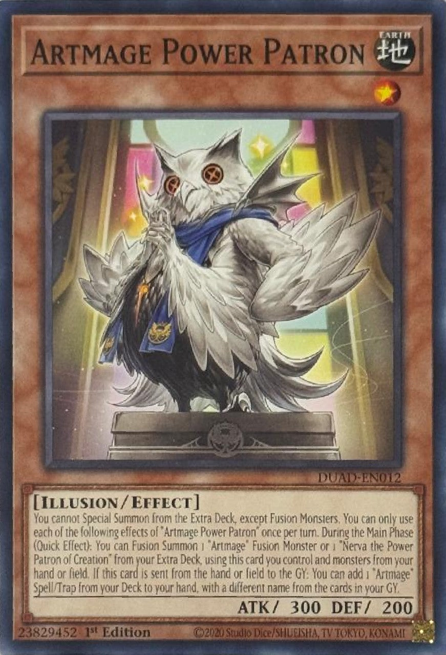 Yugioh! Artmage Power Patron DUAD-EN012 1st Edition