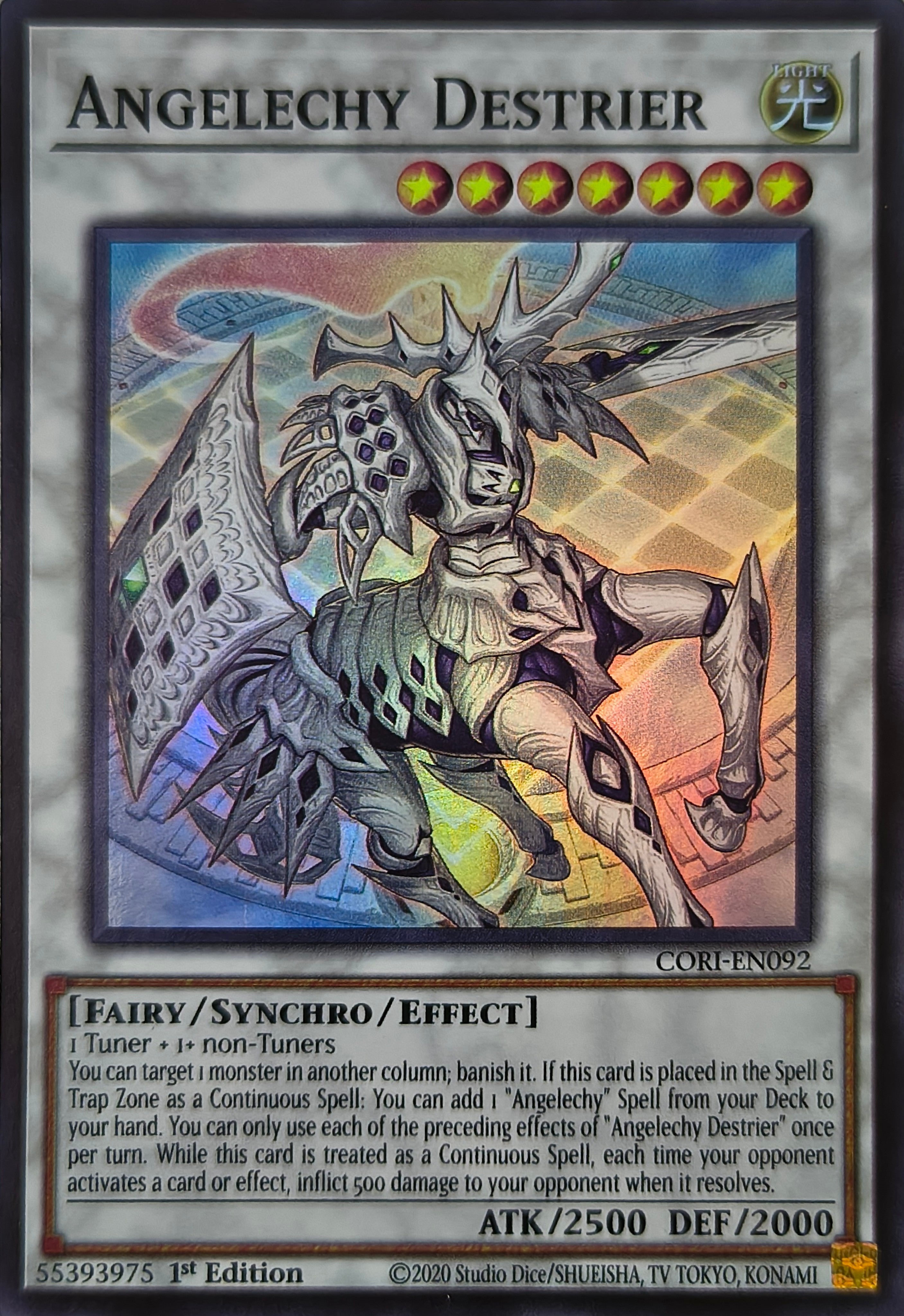Yugioh! Angelechy Destrier Cori-en092 1st Edition Super Rare