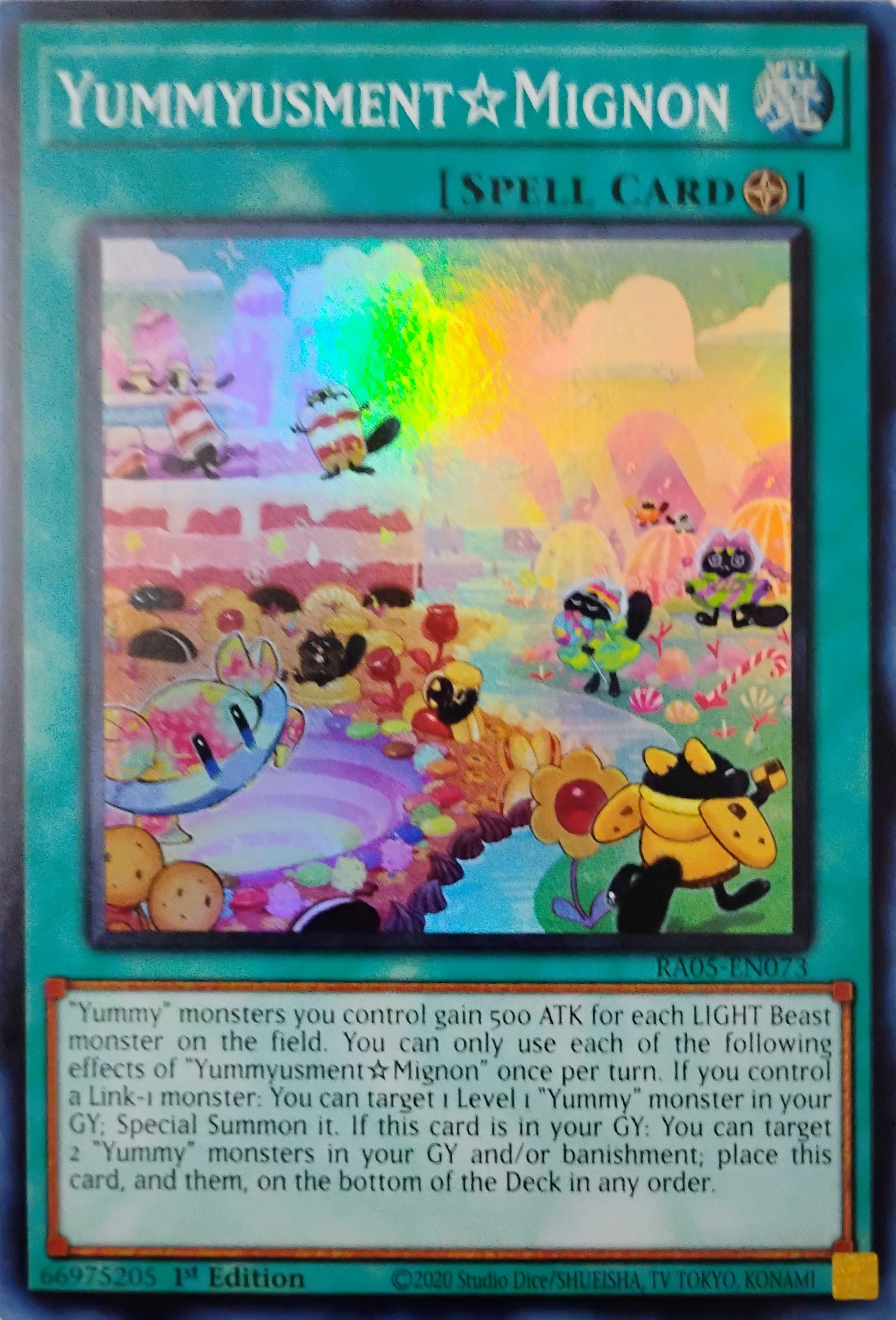 Yugioh! YummyusmentMignon Ra05-en073 Super Rare