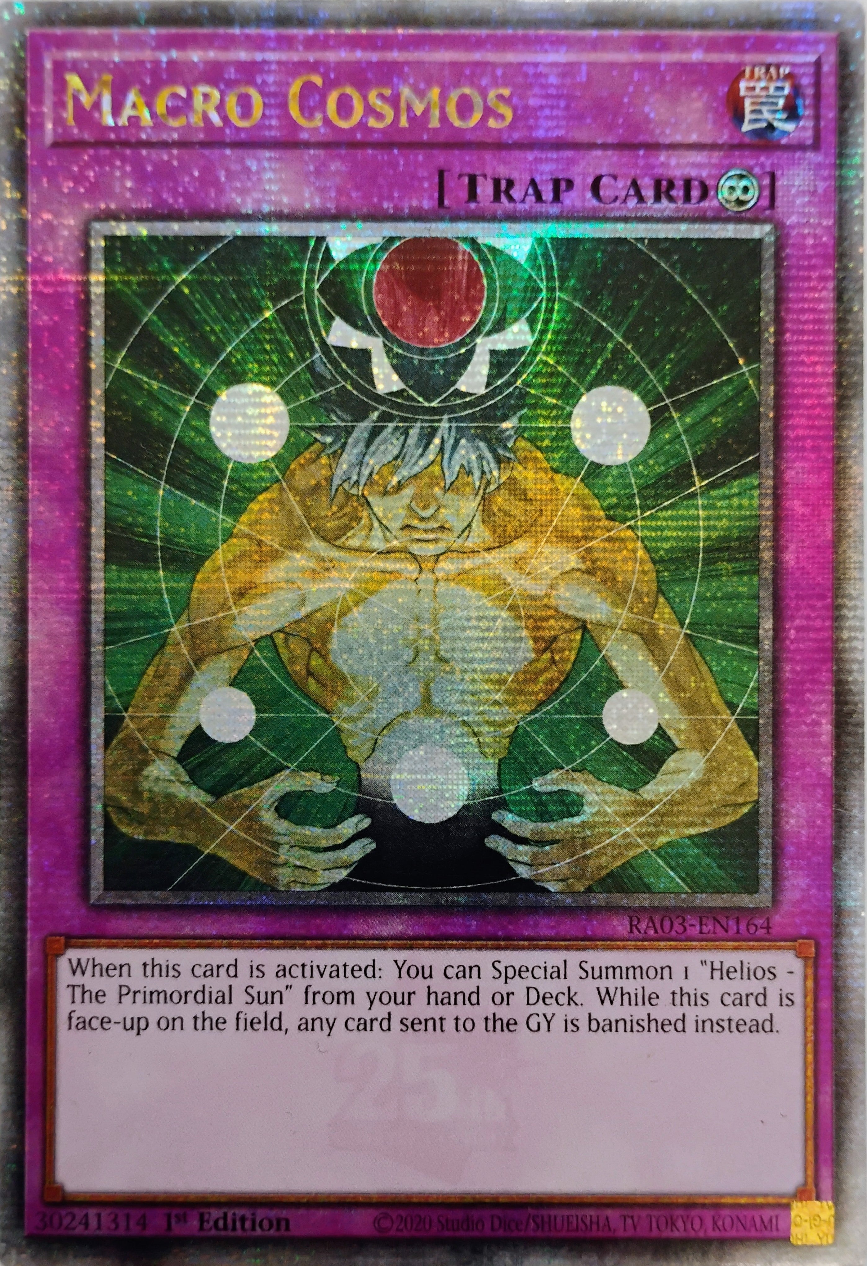 Yugioh! Macro Cosmos Ra03-164 1st Edition Quarter Century