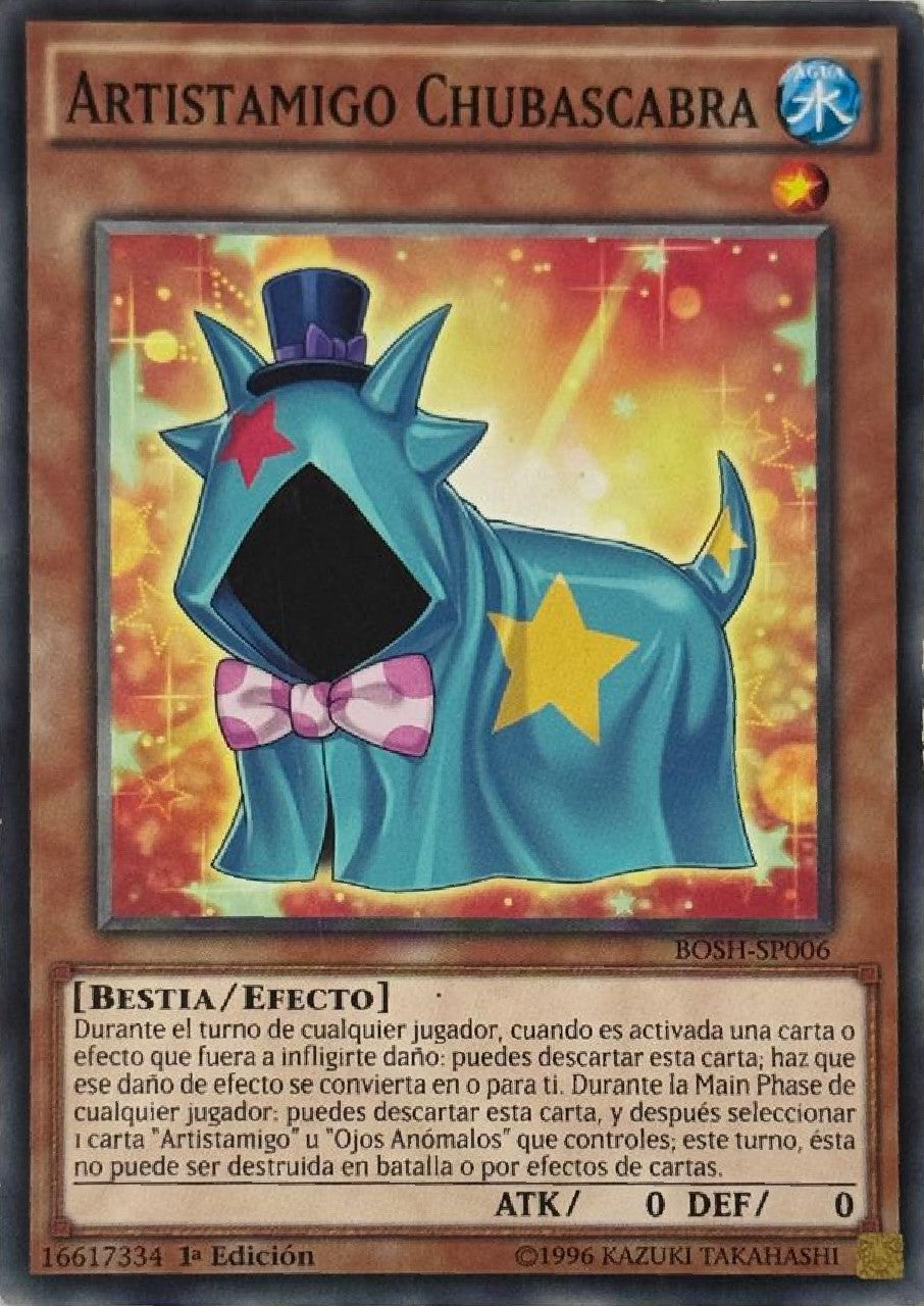Yugioh! Artistamigo Chubascabra BOSH-SP006 1a Edición