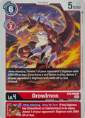 Digimon Tcg Growlmon Ex2-009
