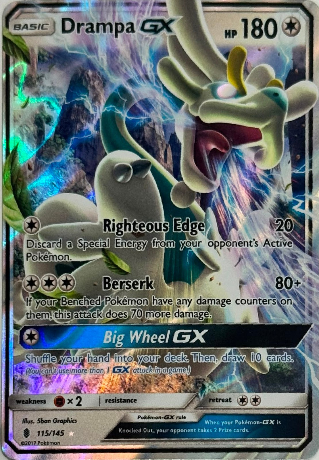 Pokémon Tcg Drampa GX 115/145