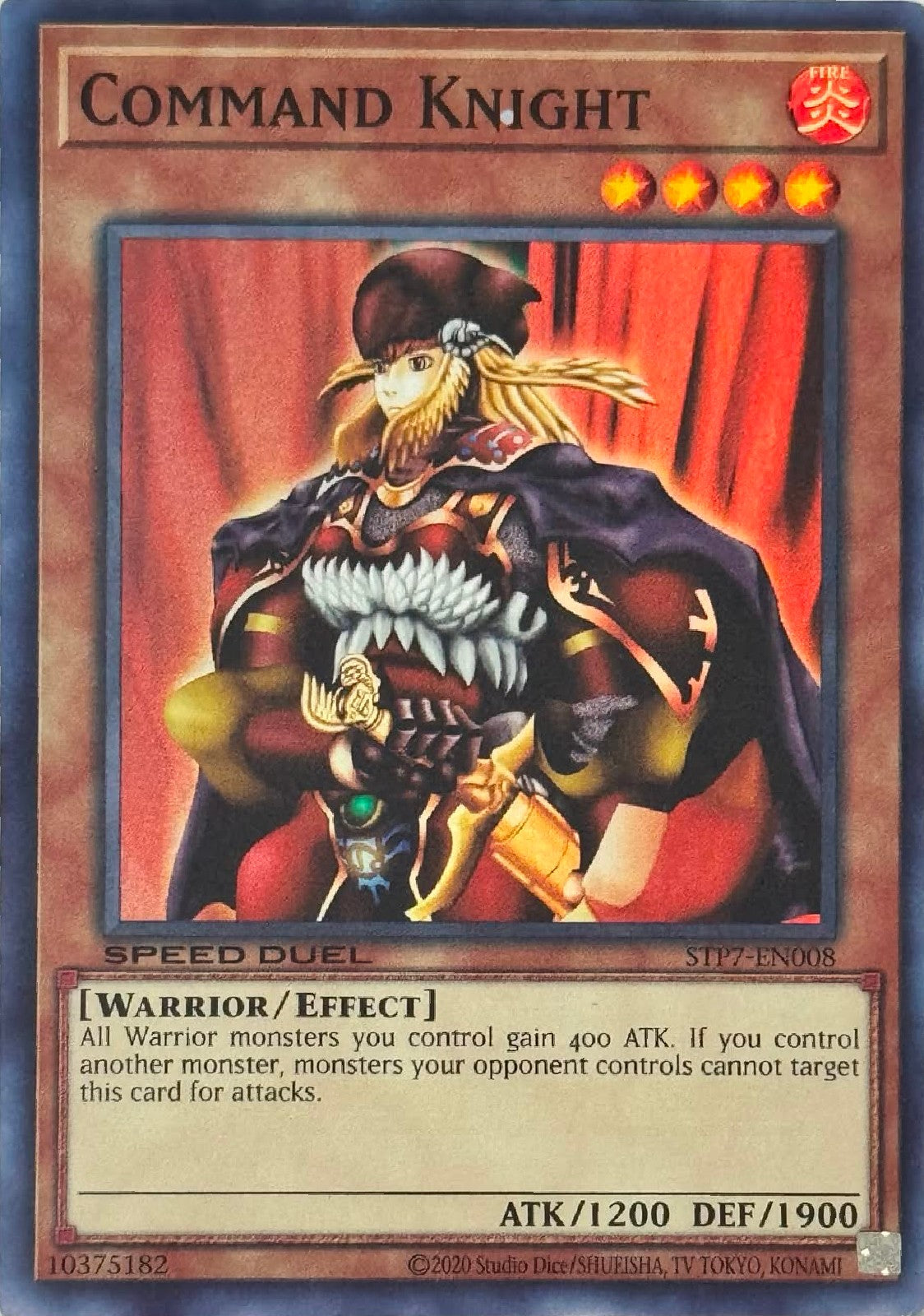 Yugioh! Command Knight STP7-EN008 Super