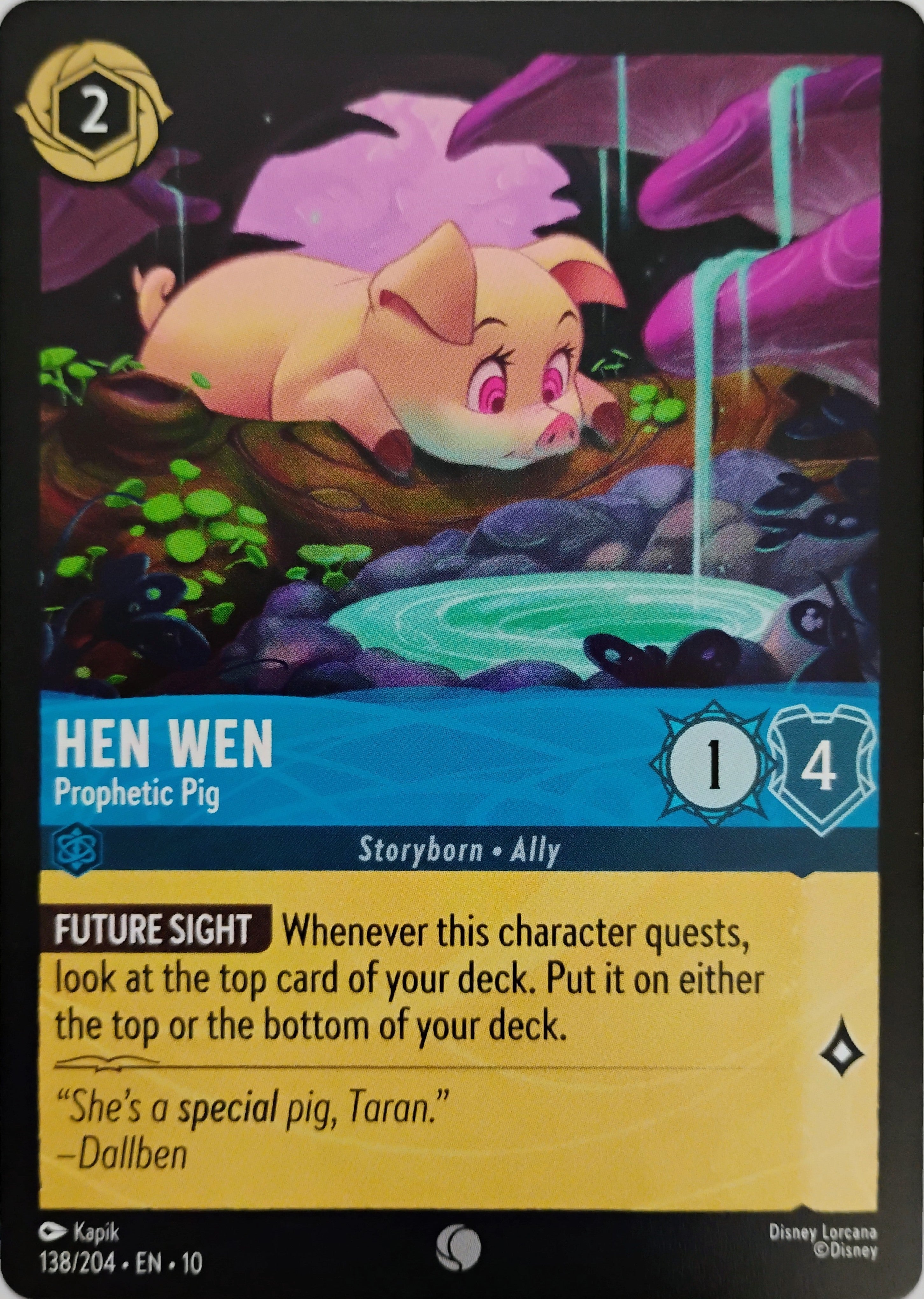 Disney Lorcana Hen Wen 138/204